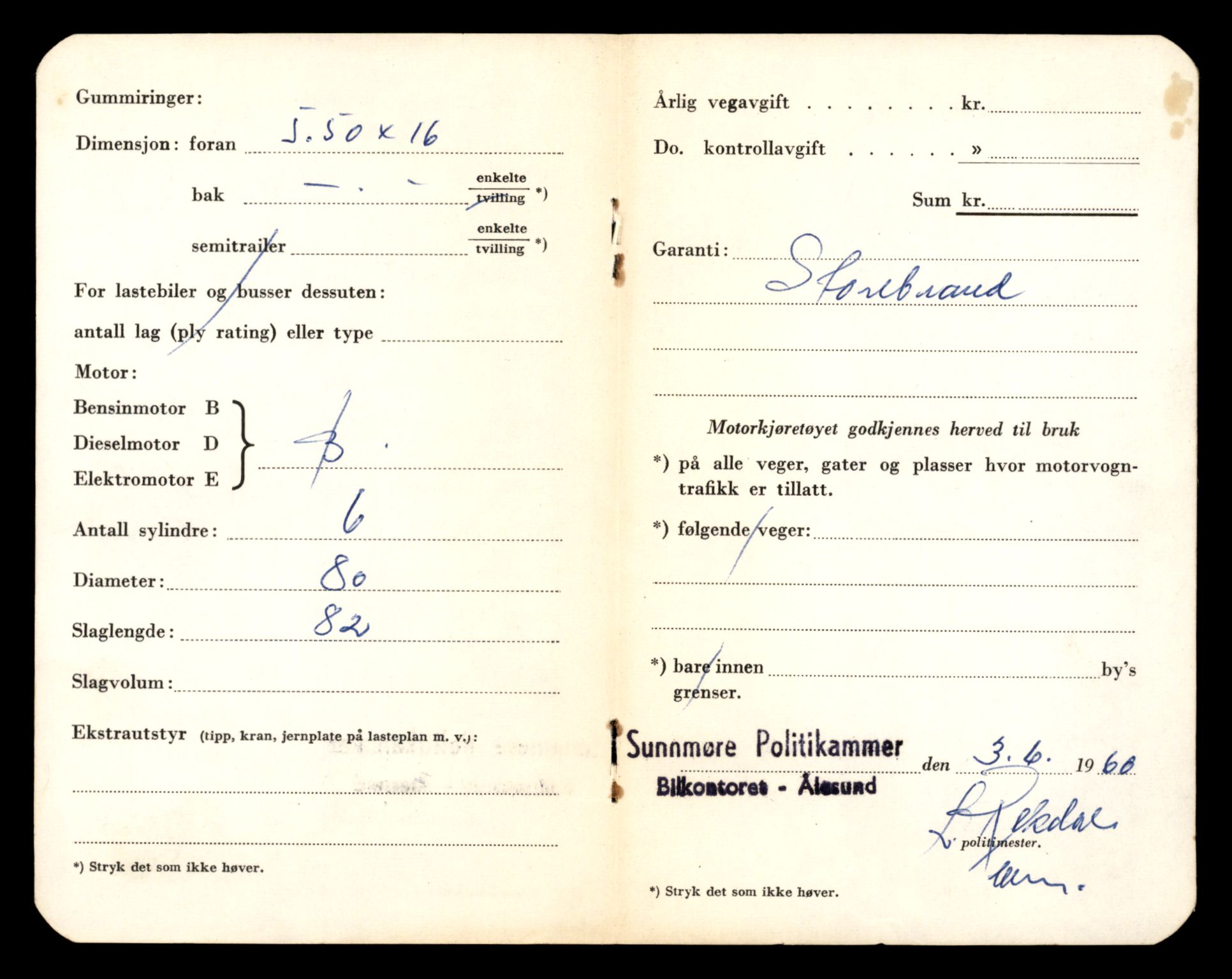 Møre og Romsdal vegkontor - Ålesund trafikkstasjon, AV/SAT-A-4099/F/Fe/L0048: Registreringskort for kjøretøy T 14721 - T 14863, 1927-1998, p. 2508