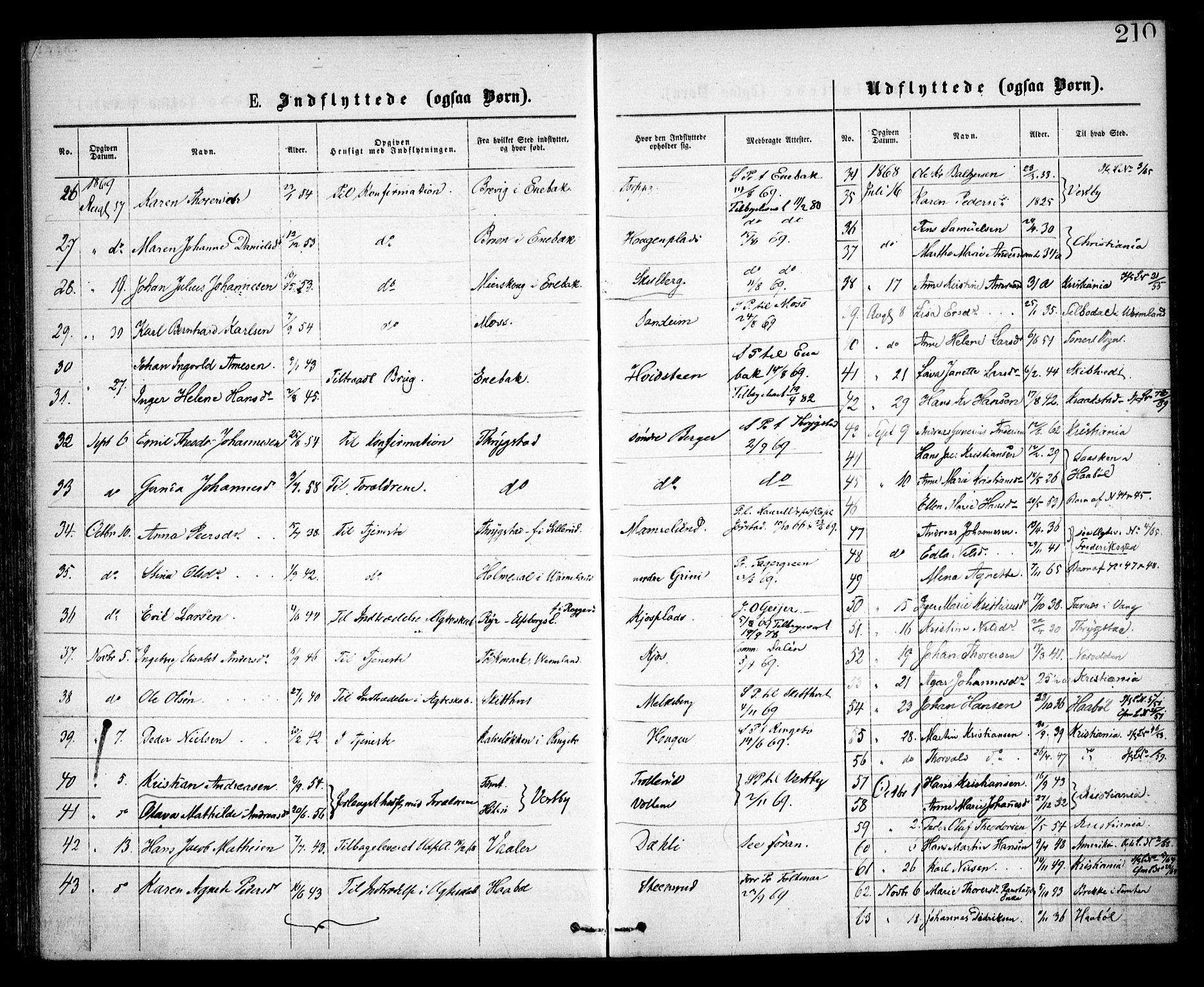 Spydeberg prestekontor Kirkebøker, SAO/A-10924/F/Fa/L0006: Parish register (official) no. I 6, 1863-1874, p. 210