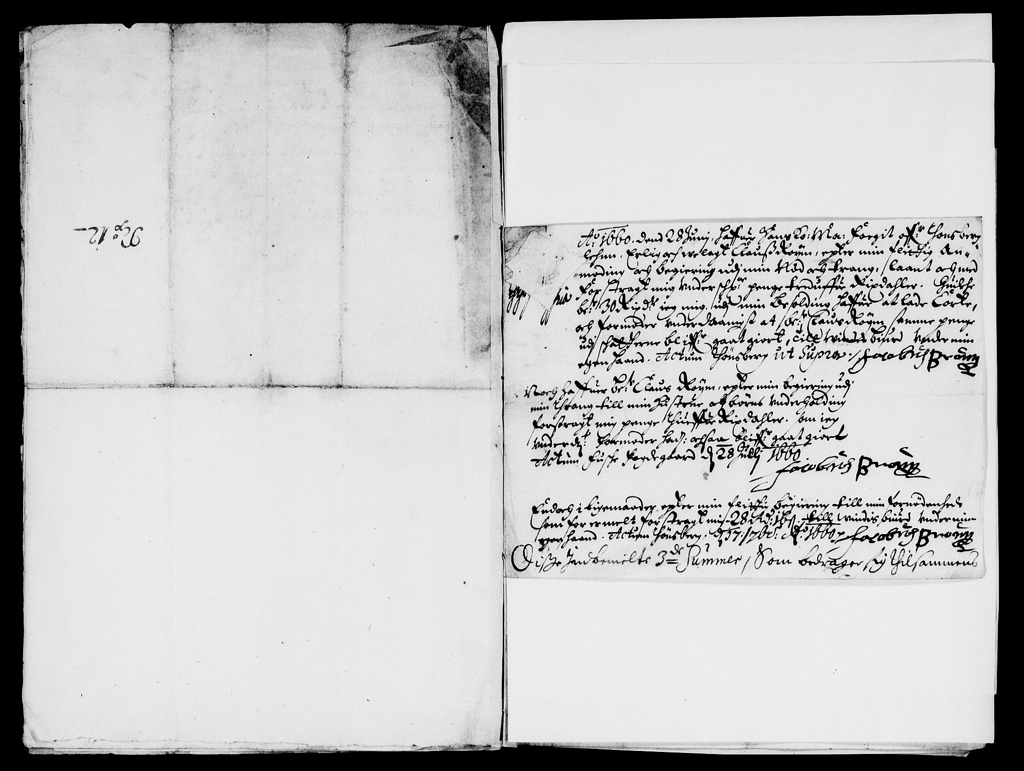 Rentekammeret inntil 1814, Reviderte regnskaper, Lensregnskaper, RA/EA-5023/R/Rb/Rbo/L0035: Tønsberg len, 1658-1661