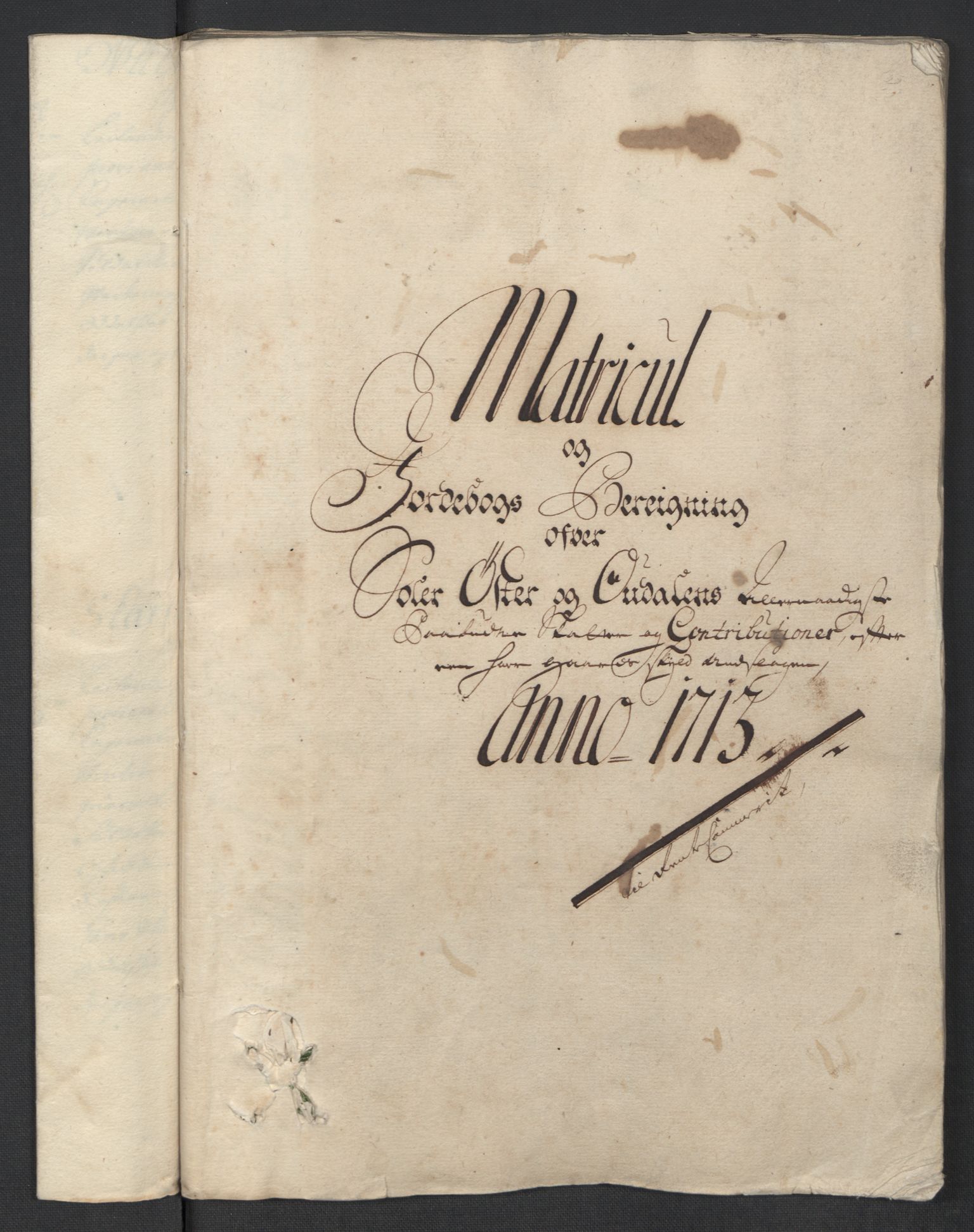 Rentekammeret inntil 1814, Reviderte regnskaper, Fogderegnskap, RA/EA-4092/R13/L0850: Fogderegnskap Solør, Odal og Østerdal, 1713, p. 17