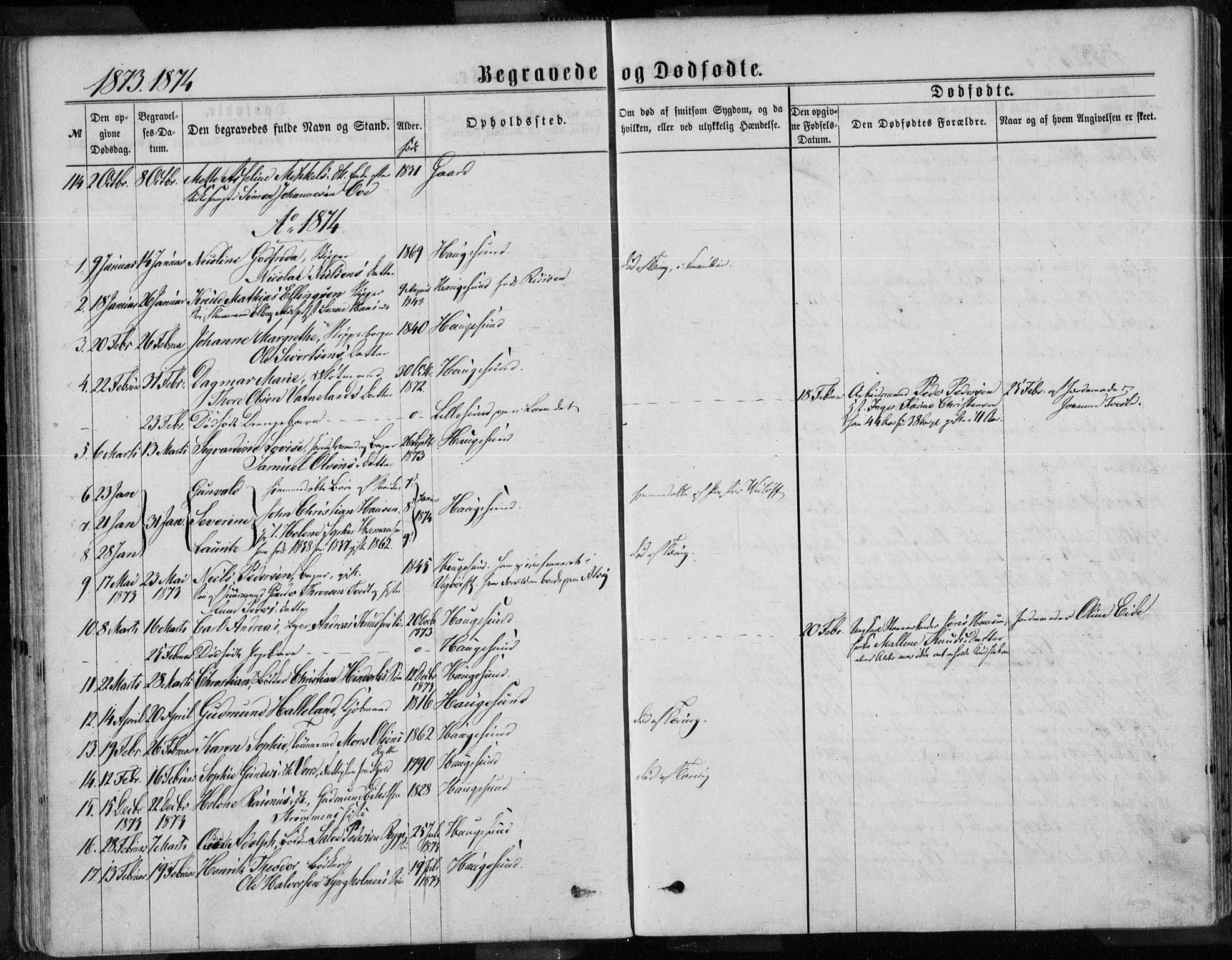 Torvastad sokneprestkontor, SAST/A -101857/H/Ha/Haa/L0013: Parish register (official) no. A 12.2, 1867-1877