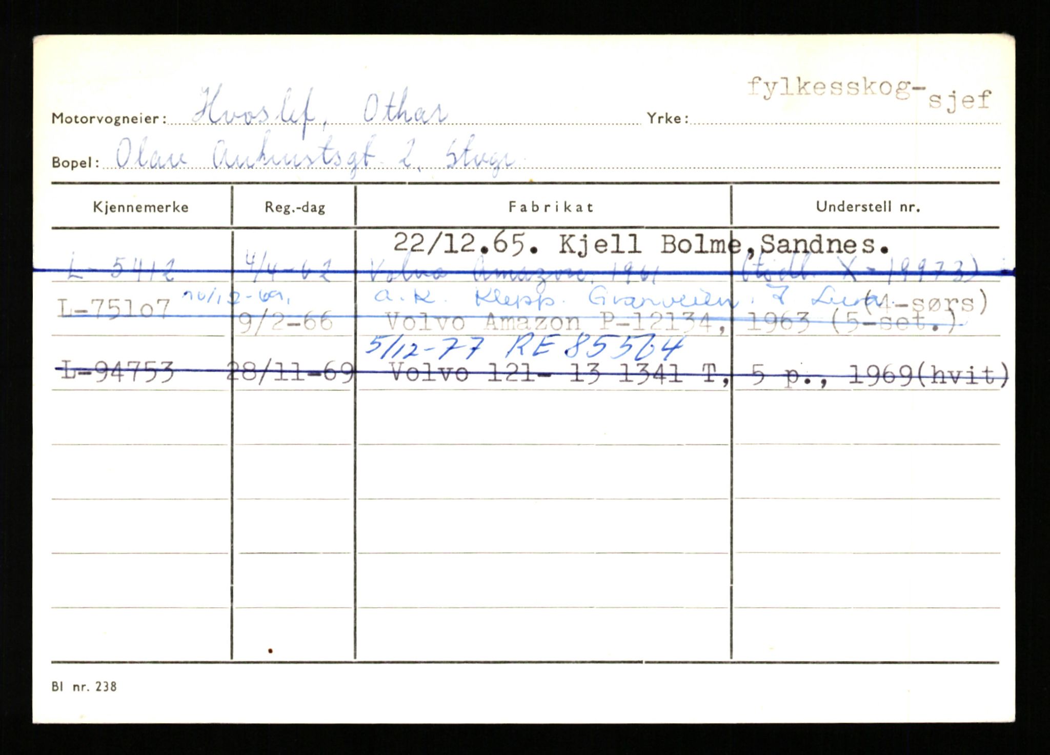 Stavanger trafikkstasjon, SAST/A-101942/0/H/L0016: Holmevik - Høyland, 1930-1971, p. 2039