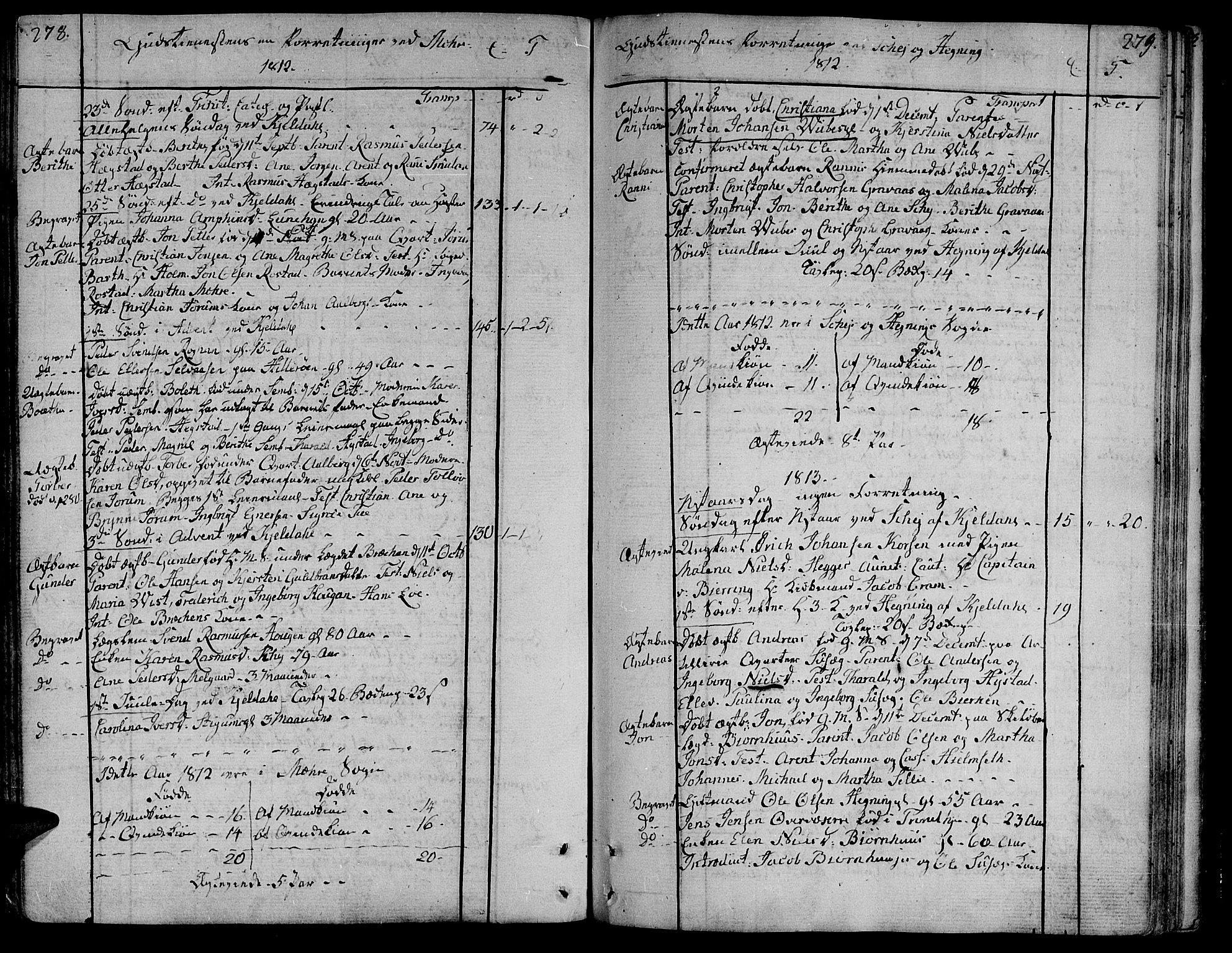 Ministerialprotokoller, klokkerbøker og fødselsregistre - Nord-Trøndelag, SAT/A-1458/735/L0332: Parish register (official) no. 735A03, 1795-1816, p. 278-279