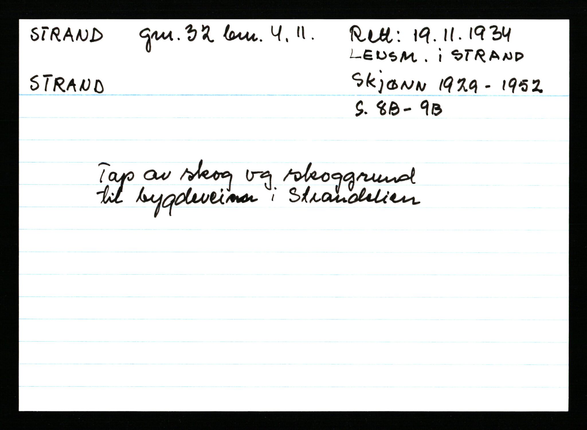 Statsarkivet i Stavanger, AV/SAST-A-101971/03/Y/Ym/L0056: Åstedskort sortert etter gårdsnavn: Stokkeland - Sund, 1600-1950, p. 333