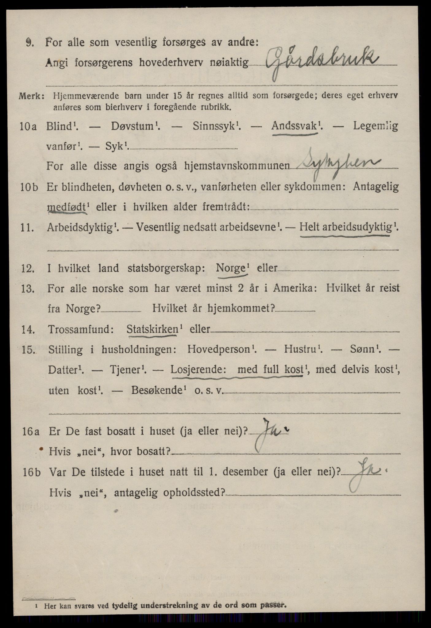 SAT, 1920 census for Sykkylven, 1920, p. 1356