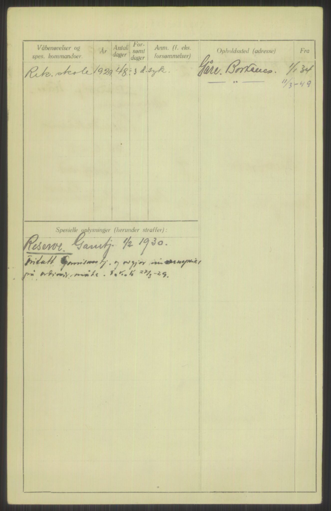 Forsvaret, Troms infanteriregiment nr. 16, AV/RA-RAFA-3146/P/Pa/L0013/0004: Rulleblad / Rulleblad for regimentets menige mannskaper, årsklasse 1929, 1929, p. 112