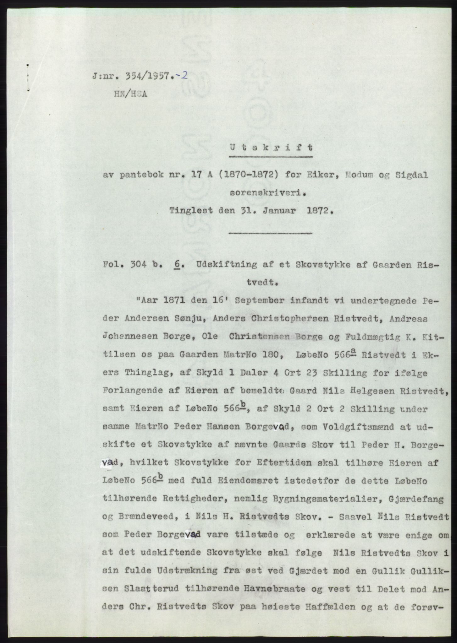 Statsarkivet i Kongsberg, SAKO/A-0001, 1957, p. 4