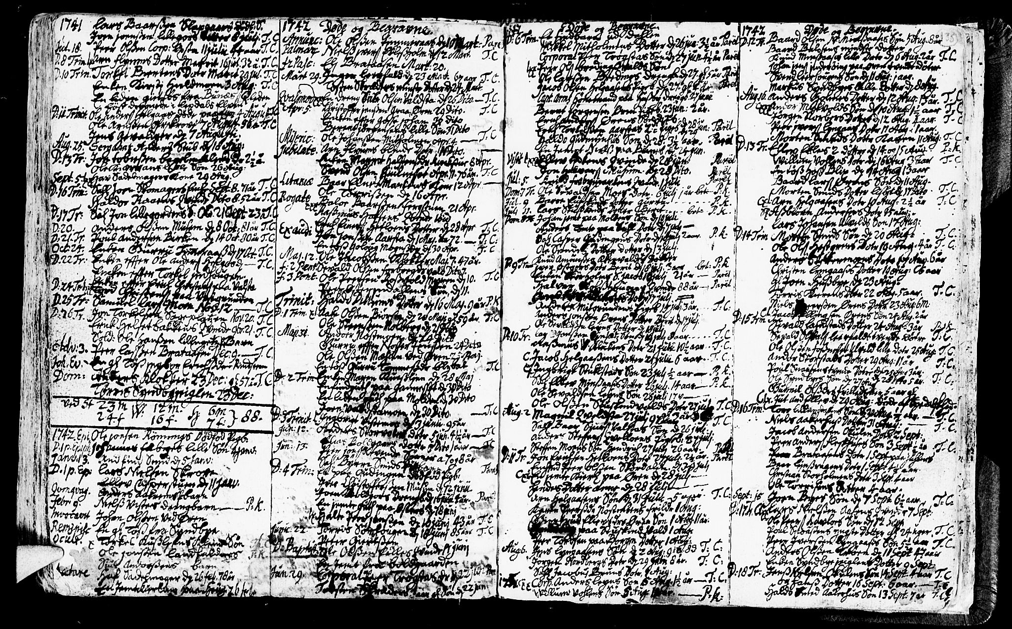 Ministerialprotokoller, klokkerbøker og fødselsregistre - Nord-Trøndelag, SAT/A-1458/723/L0230: Parish register (official) no. 723A01, 1705-1747, p. 135