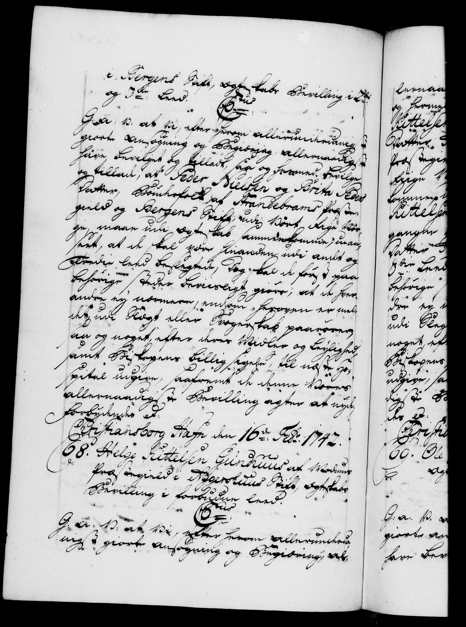 Danske Kanselli 1572-1799, AV/RA-EA-3023/F/Fc/Fca/Fcaa/L0032: Norske registre, 1741-1742, p. 426b