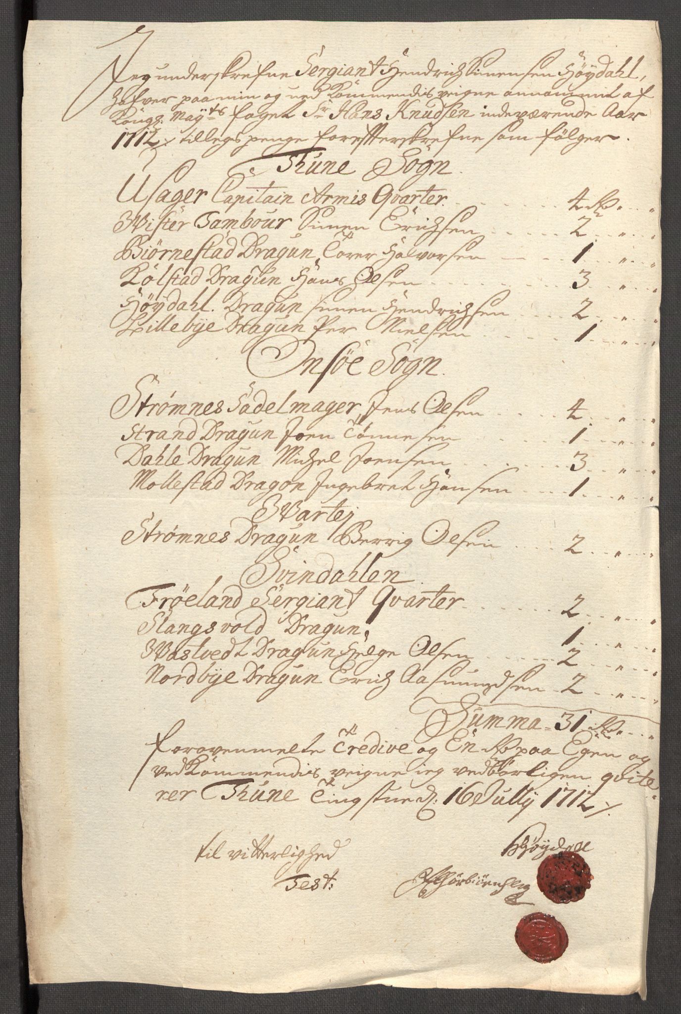 Rentekammeret inntil 1814, Reviderte regnskaper, Fogderegnskap, AV/RA-EA-4092/R04/L0137: Fogderegnskap Moss, Onsøy, Tune, Veme og Åbygge, 1712, p. 170