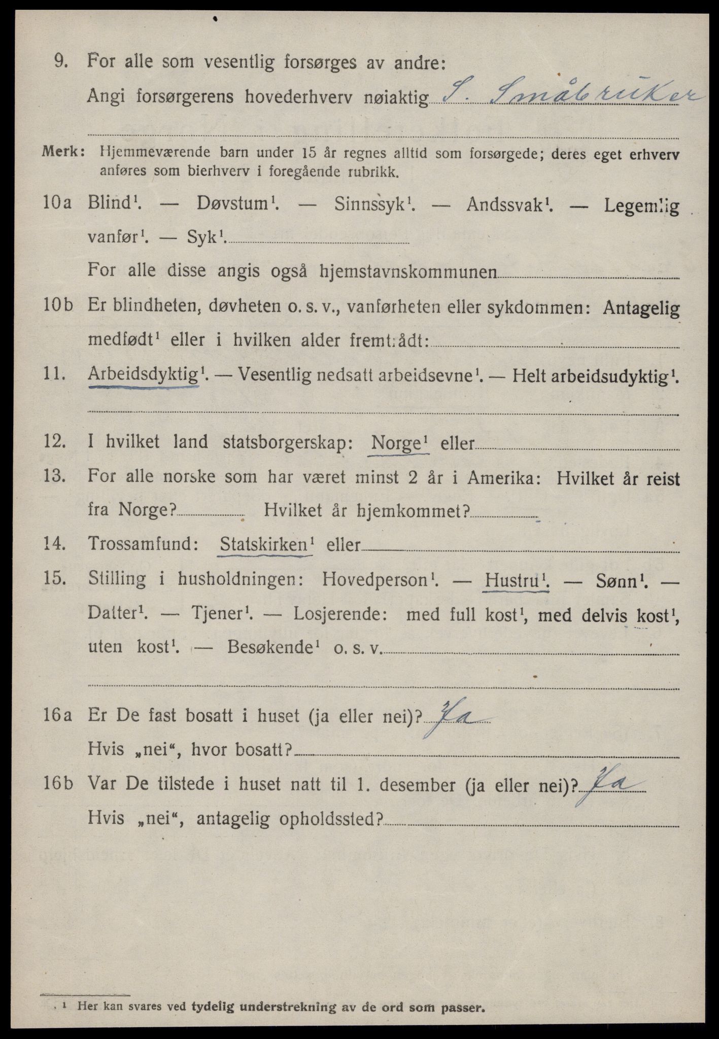 SAT, 1920 census for Eresfjord og Vistdal, 1920, p. 3048