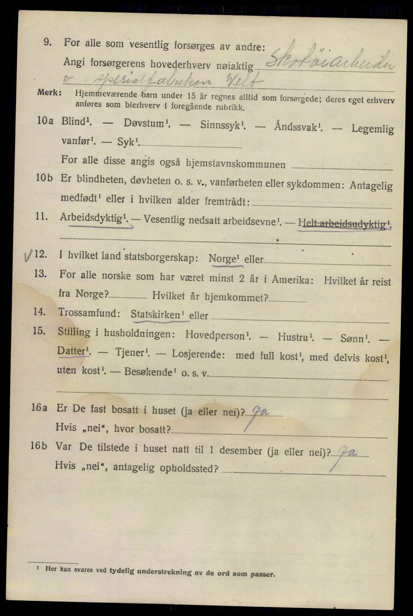 SAO, 1920 census for Kristiania, 1920, p. 399788