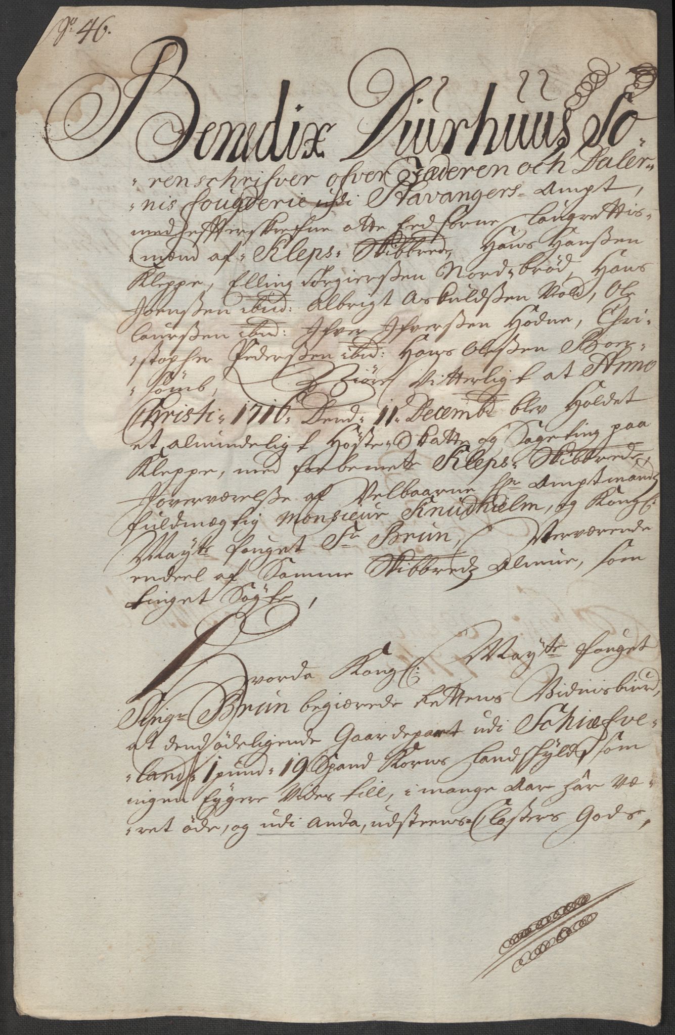 Rentekammeret inntil 1814, Reviderte regnskaper, Fogderegnskap, AV/RA-EA-4092/R46/L2740: Fogderegnskap Jæren og Dalane, 1715-1716, p. 465