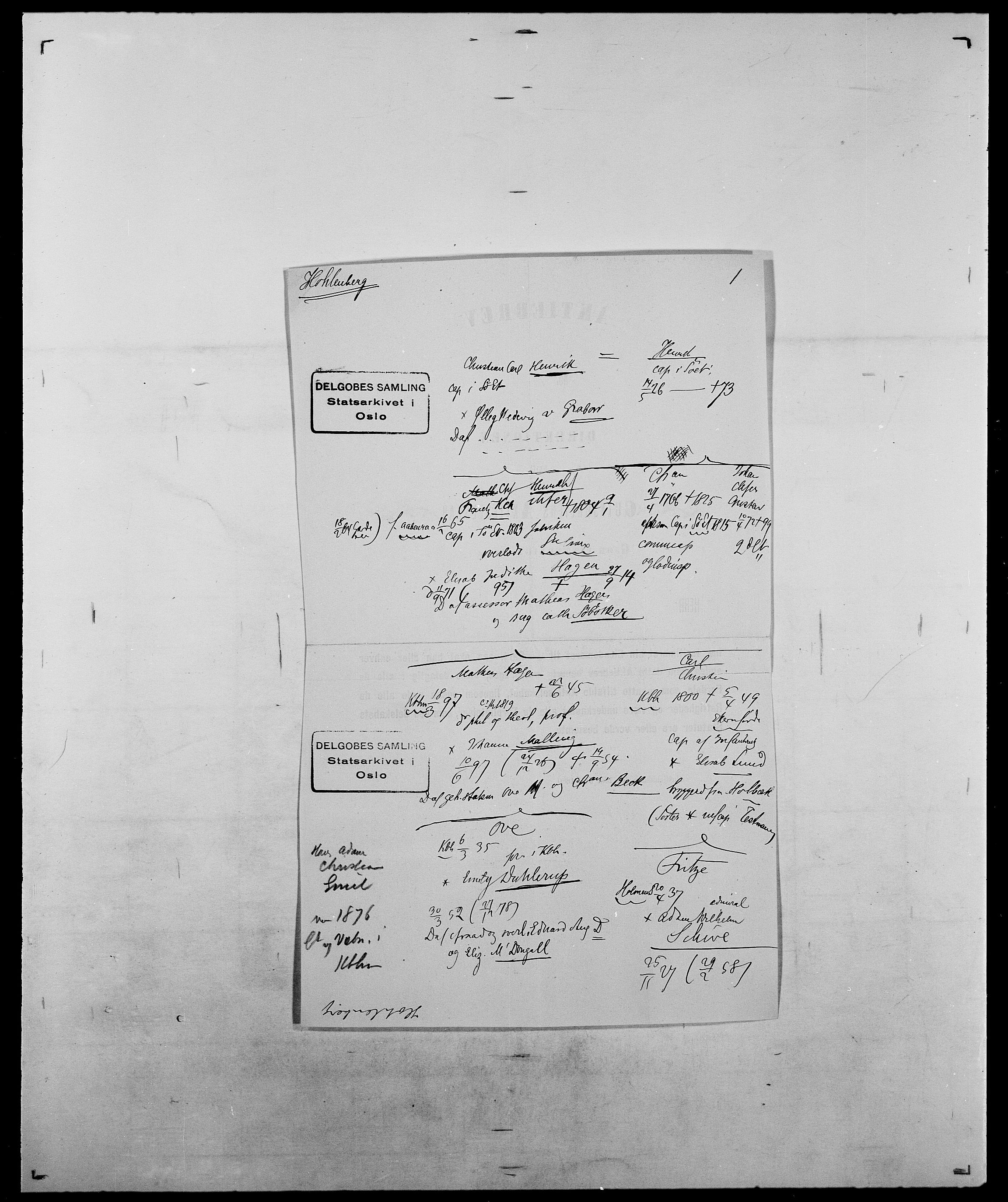 Delgobe, Charles Antoine - samling, AV/SAO-PAO-0038/D/Da/L0018: Hoch - Howert, p. 150