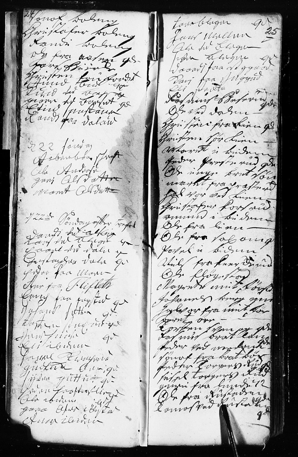 Fåberg prestekontor, AV/SAH-PREST-086/H/Ha/Hab/L0002: Parish register (copy) no. 2, 1741-1756, p. 24-25