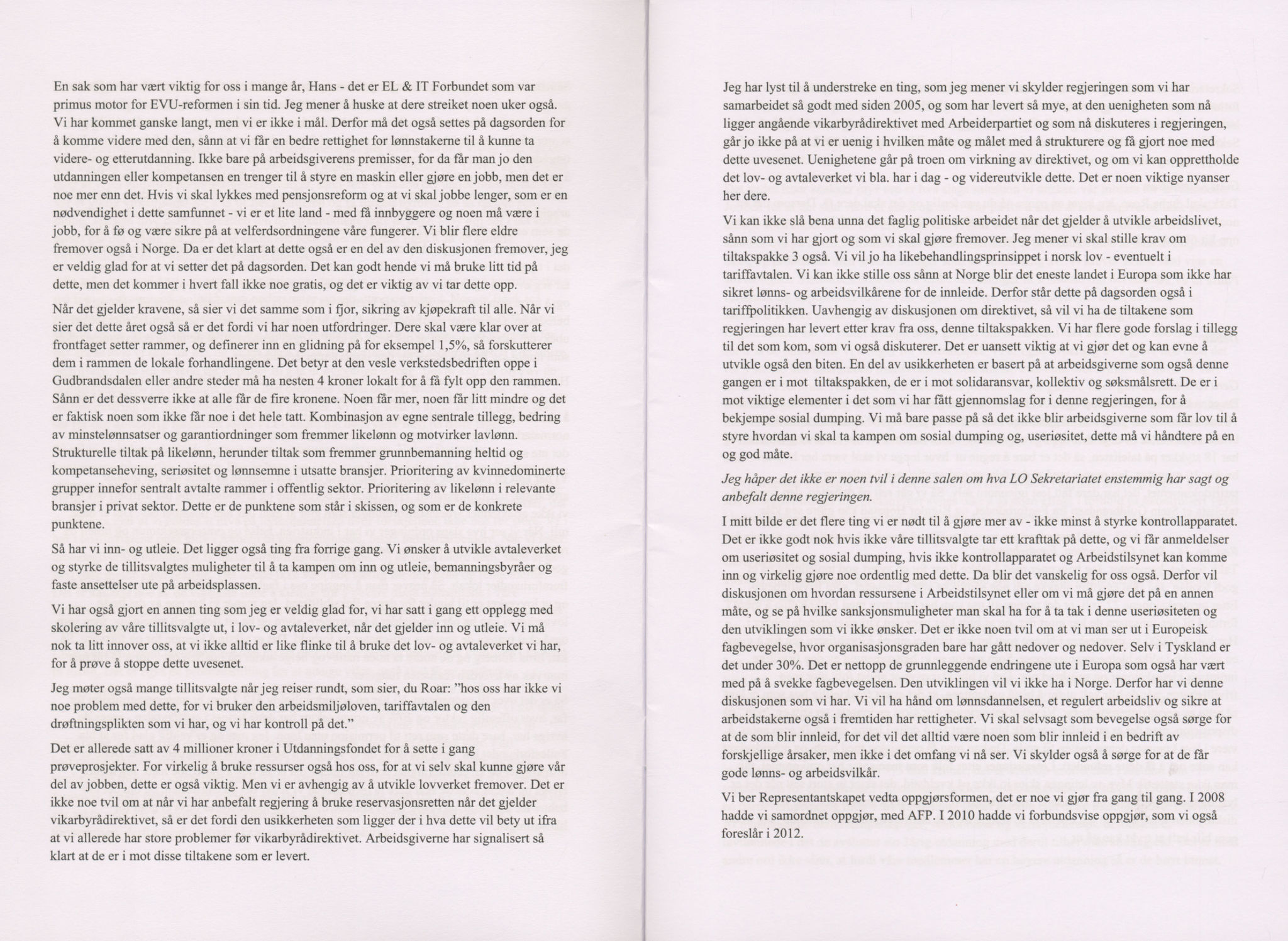 Landsorganisasjonen i Norge, AAB/ARK-1579, 2009-2014, p. 162