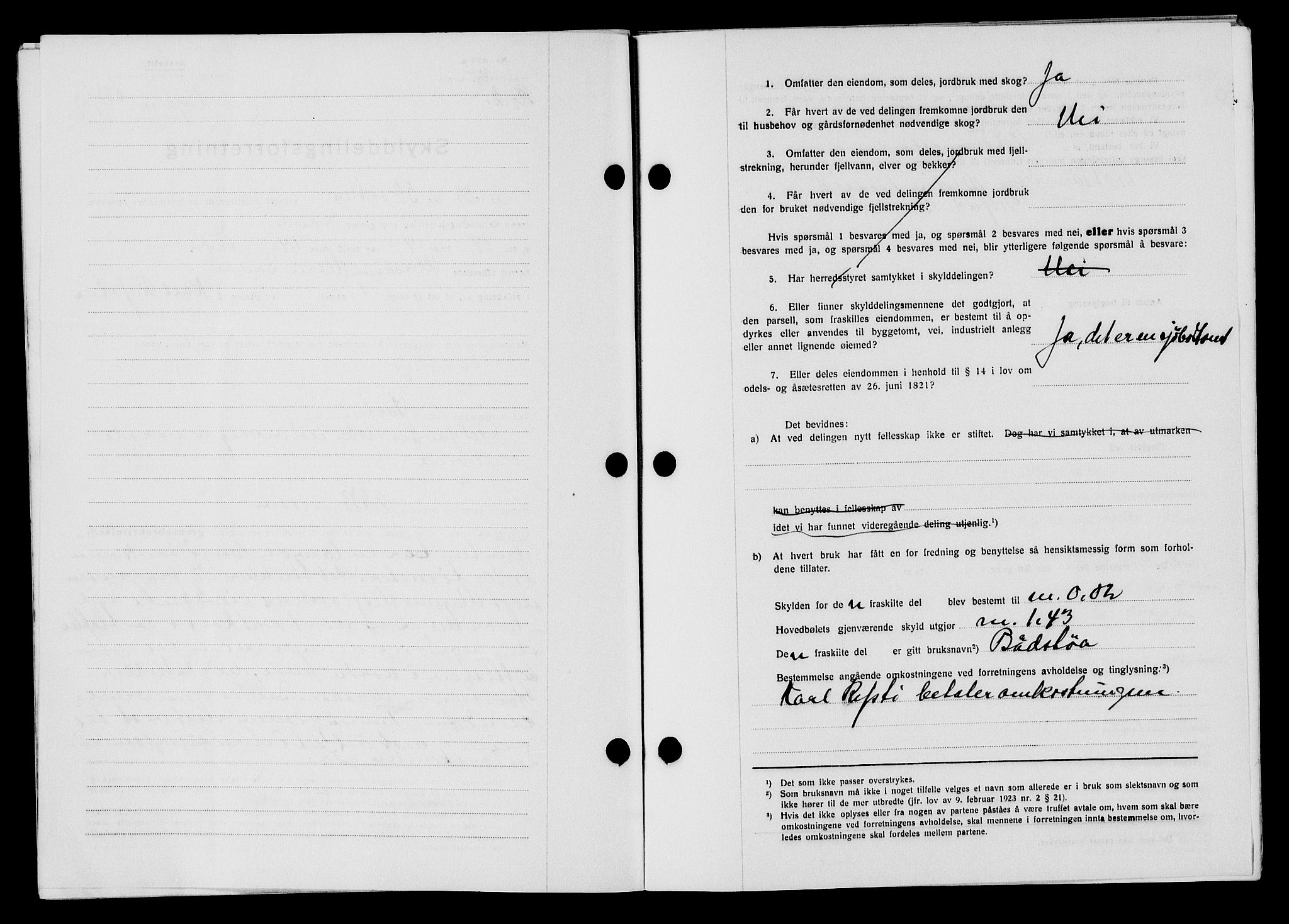 Flekkefjord sorenskriveri, SAK/1221-0001/G/Gb/Gba/L0054: Mortgage book no. A-2, 1937-1938, Diary no: : 586/1937