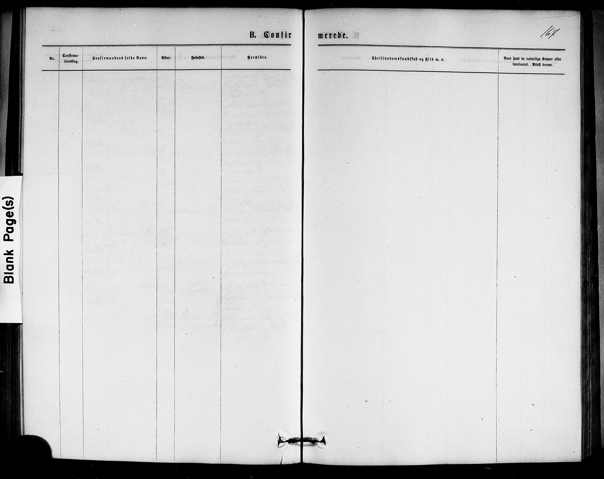 Strømm kirkebøker, AV/SAKO-A-322/F/Fa/L0002: Parish register (official) no. I 2, 1870-1877, p. 167