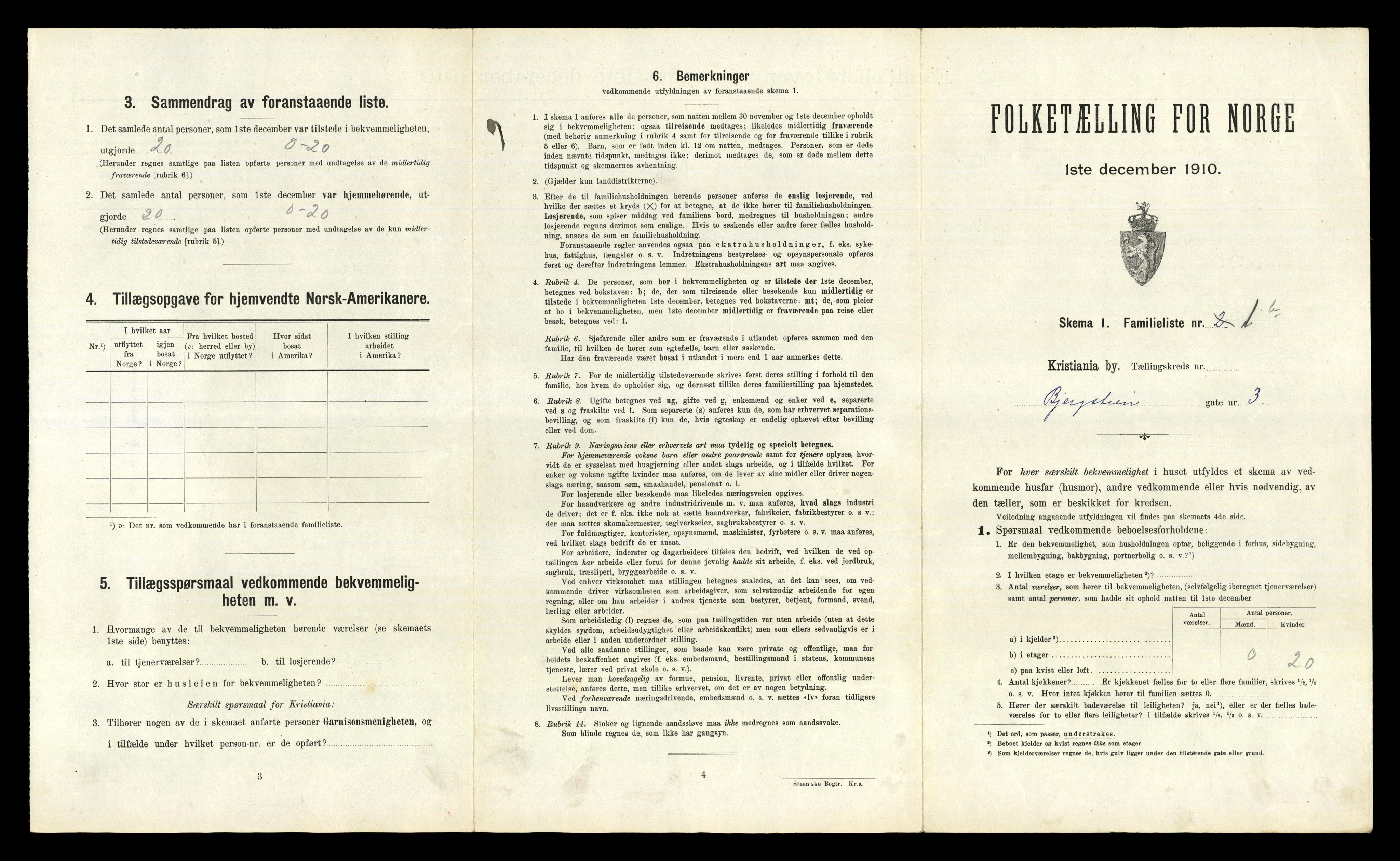 RA, 1910 census for Kristiania, 1910, p. 6171