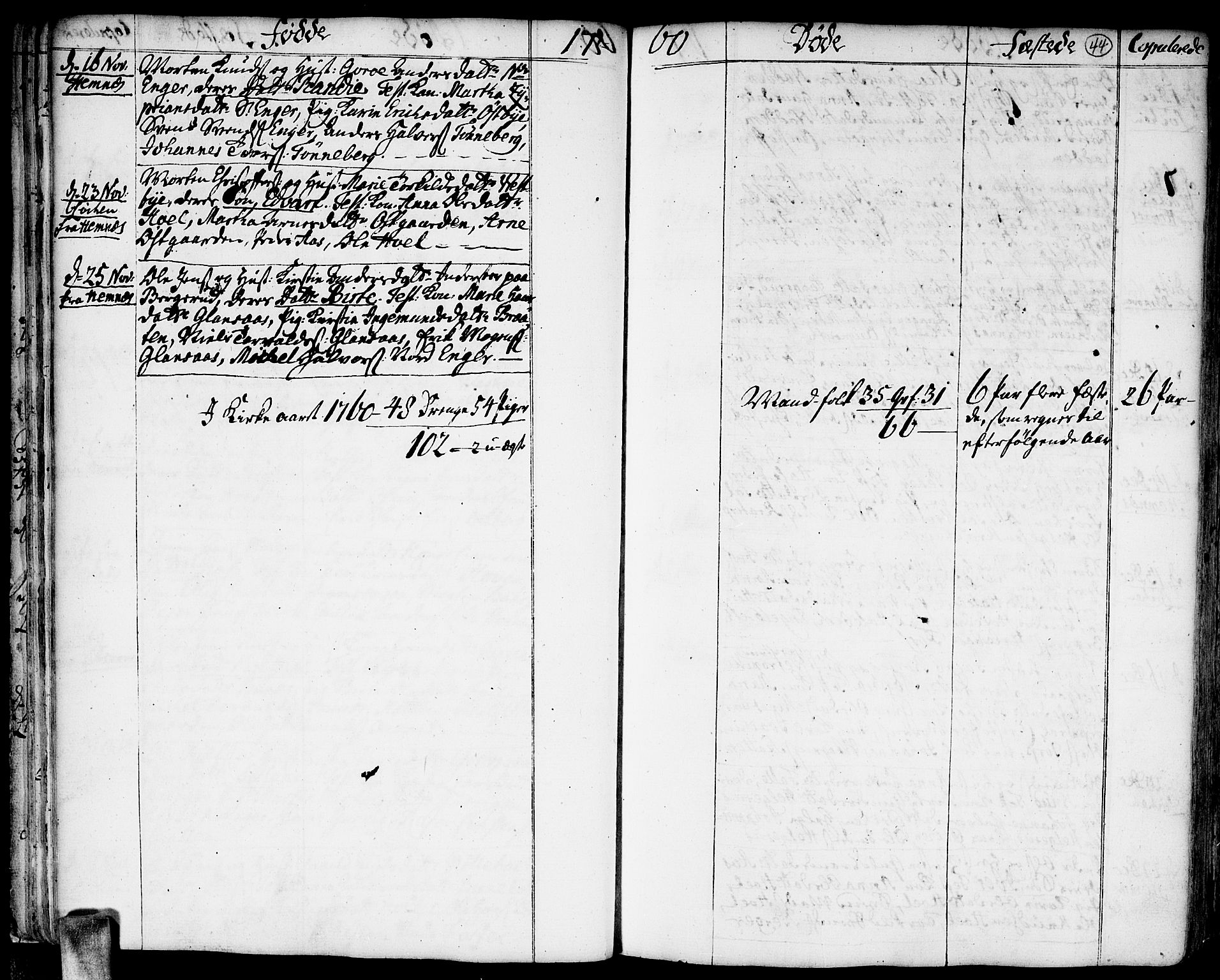 Høland prestekontor Kirkebøker, AV/SAO-A-10346a/F/Fa/L0004: Parish register (official) no. I 4, 1757-1780, p. 44