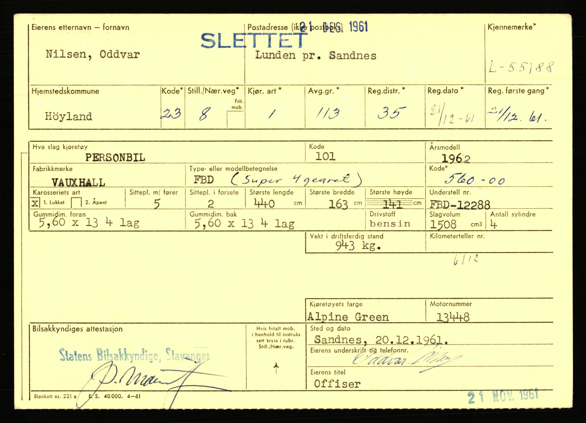 Stavanger trafikkstasjon, AV/SAST-A-101942/0/F/L0054: L-54200 - L-55699, 1930-1971, p. 2003