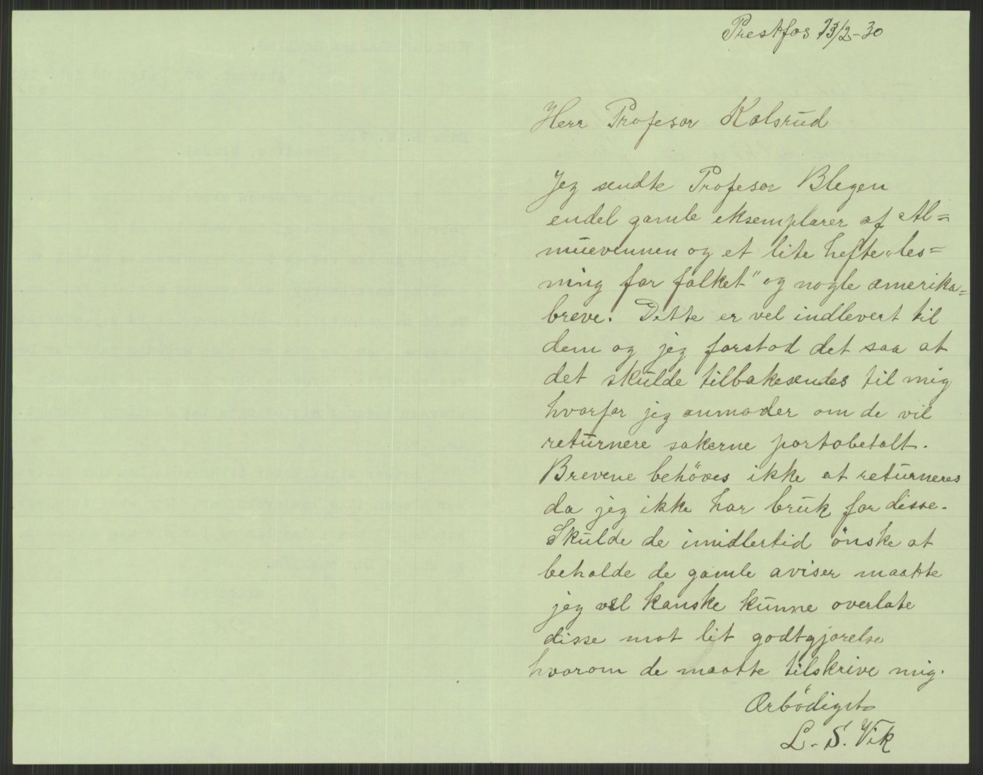 Samlinger til kildeutgivelse, Amerikabrevene, RA/EA-4057/F/L0021: Innlån fra Buskerud: Michalsen - Ål bygdearkiv, 1838-1914, p. 501