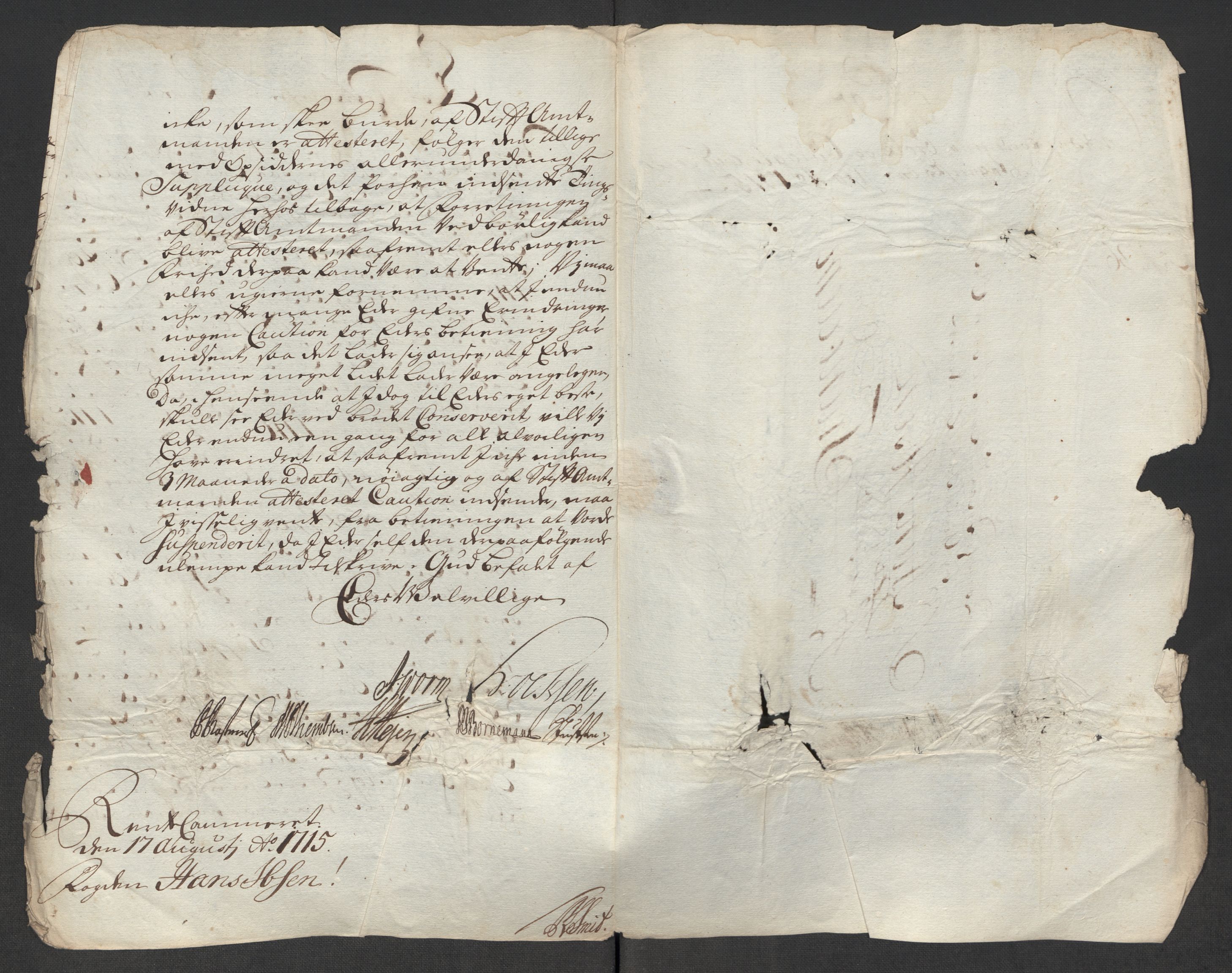 Rentekammeret inntil 1814, Reviderte regnskaper, Fogderegnskap, RA/EA-4092/R60/L3966: Fogderegnskap Orkdal og Gauldal, 1715, p. 543