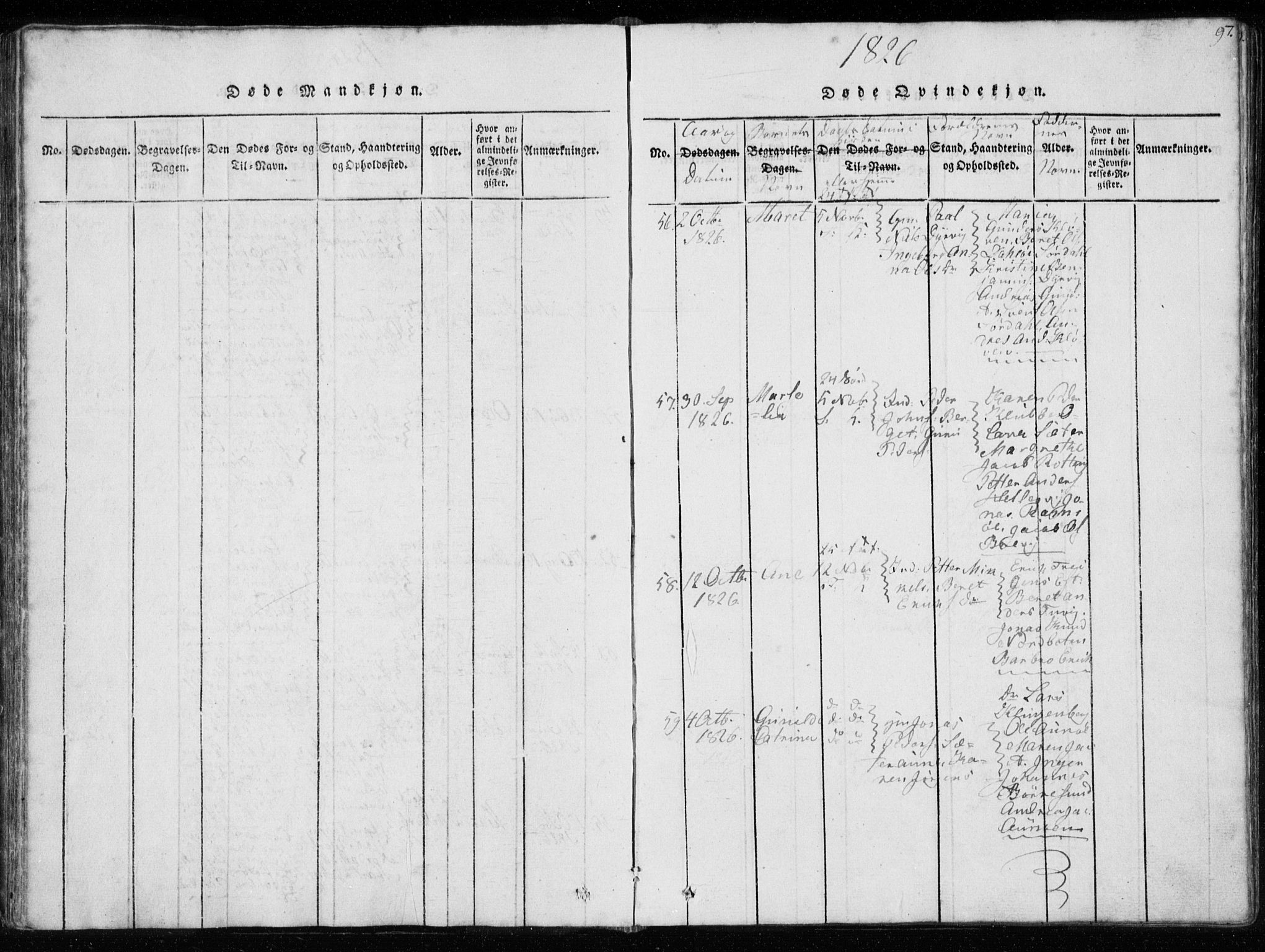 Ministerialprotokoller, klokkerbøker og fødselsregistre - Sør-Trøndelag, AV/SAT-A-1456/634/L0527: Parish register (official) no. 634A03, 1818-1826, p. 97