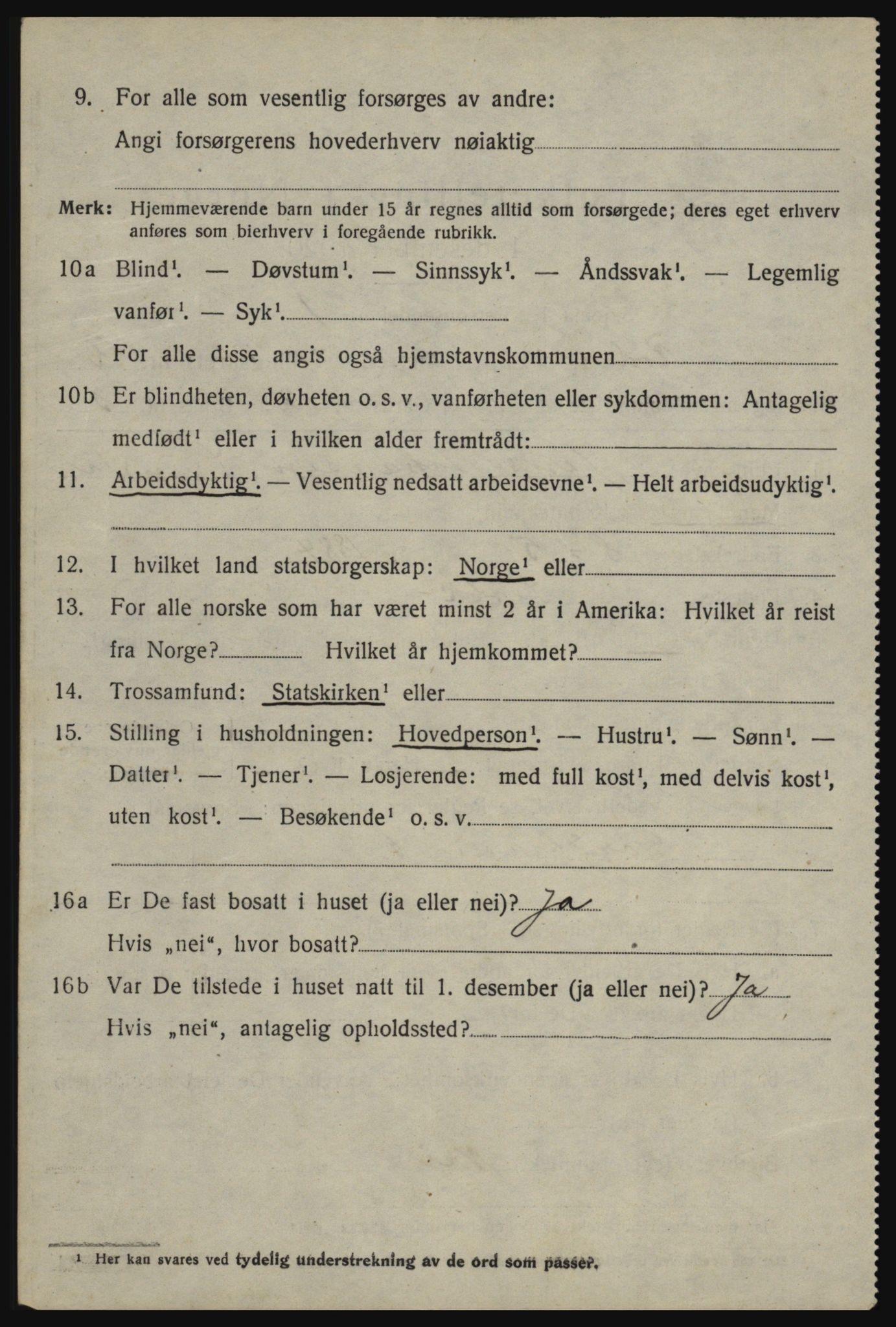 SAO, 1920 census for Rødenes, 1920, p. 1097