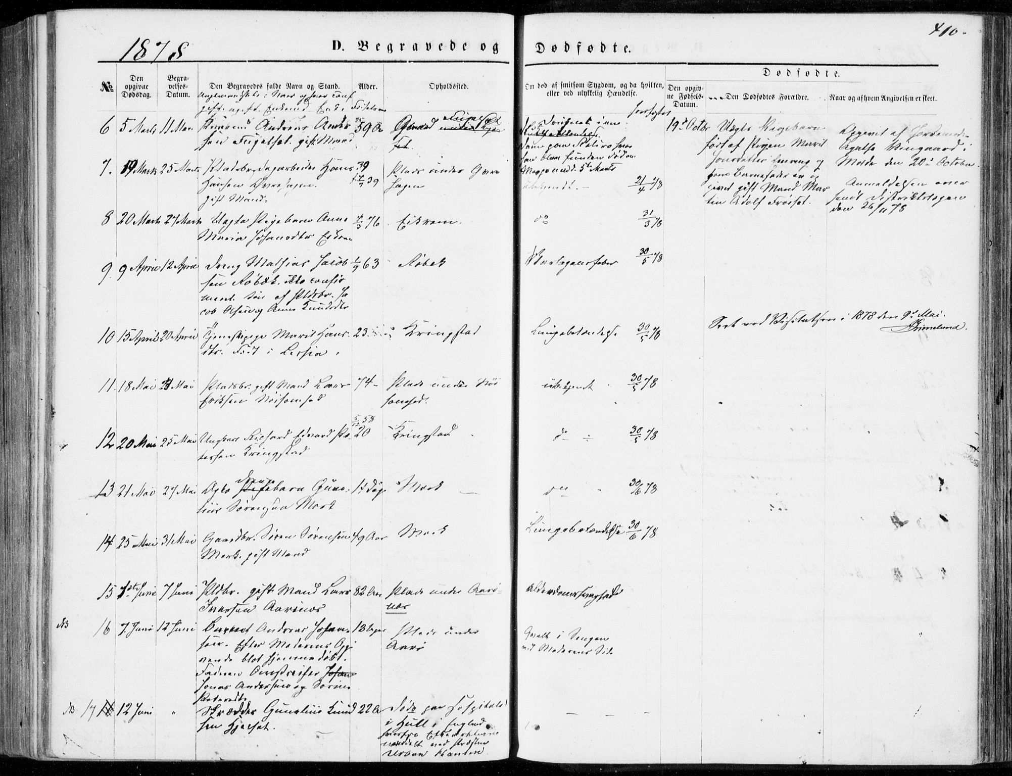 Ministerialprotokoller, klokkerbøker og fødselsregistre - Møre og Romsdal, SAT/A-1454/555/L0655: Parish register (official) no. 555A05, 1869-1886, p. 410