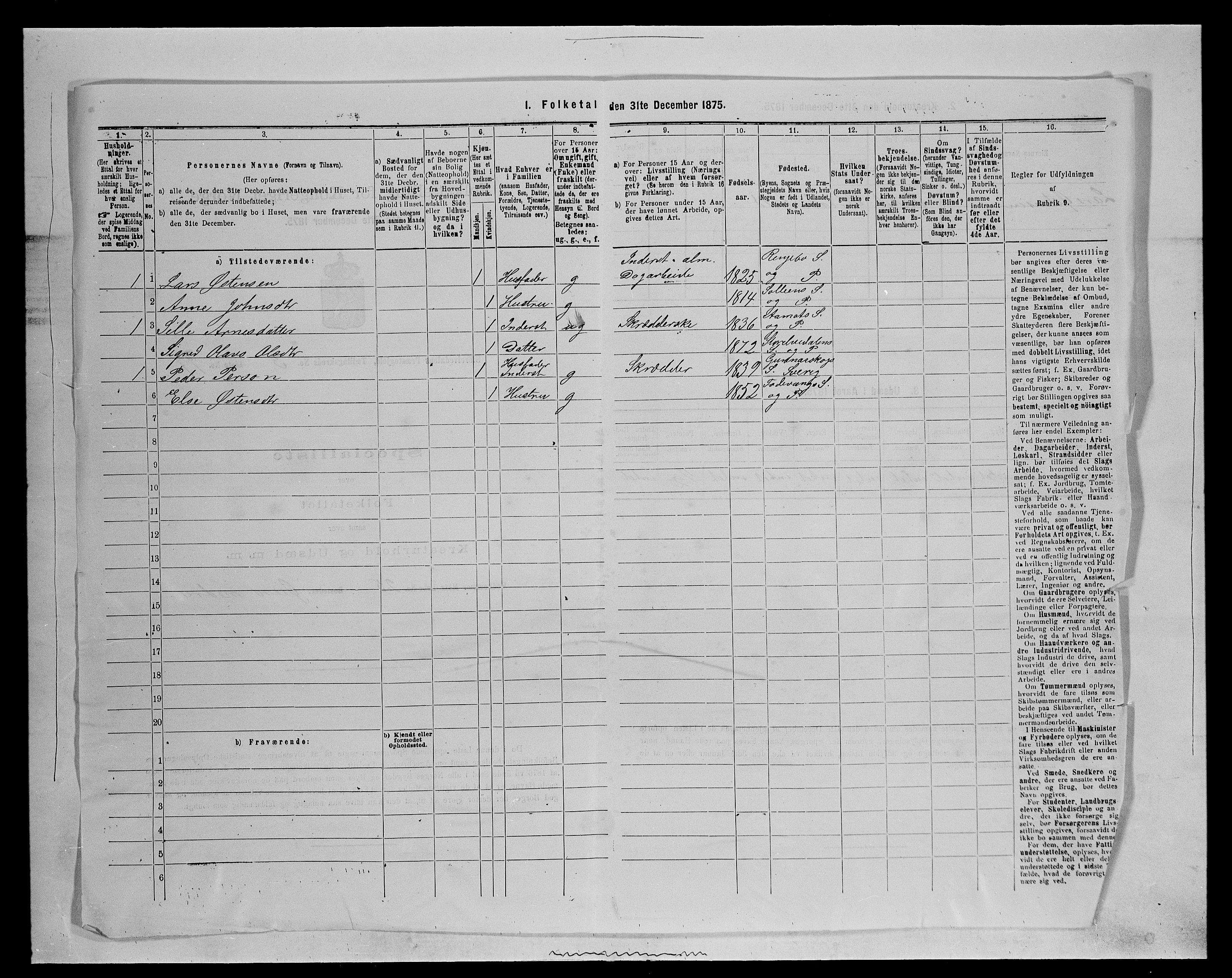 SAH, 1875 census for 0430P Stor-Elvdal, 1875, p. 386