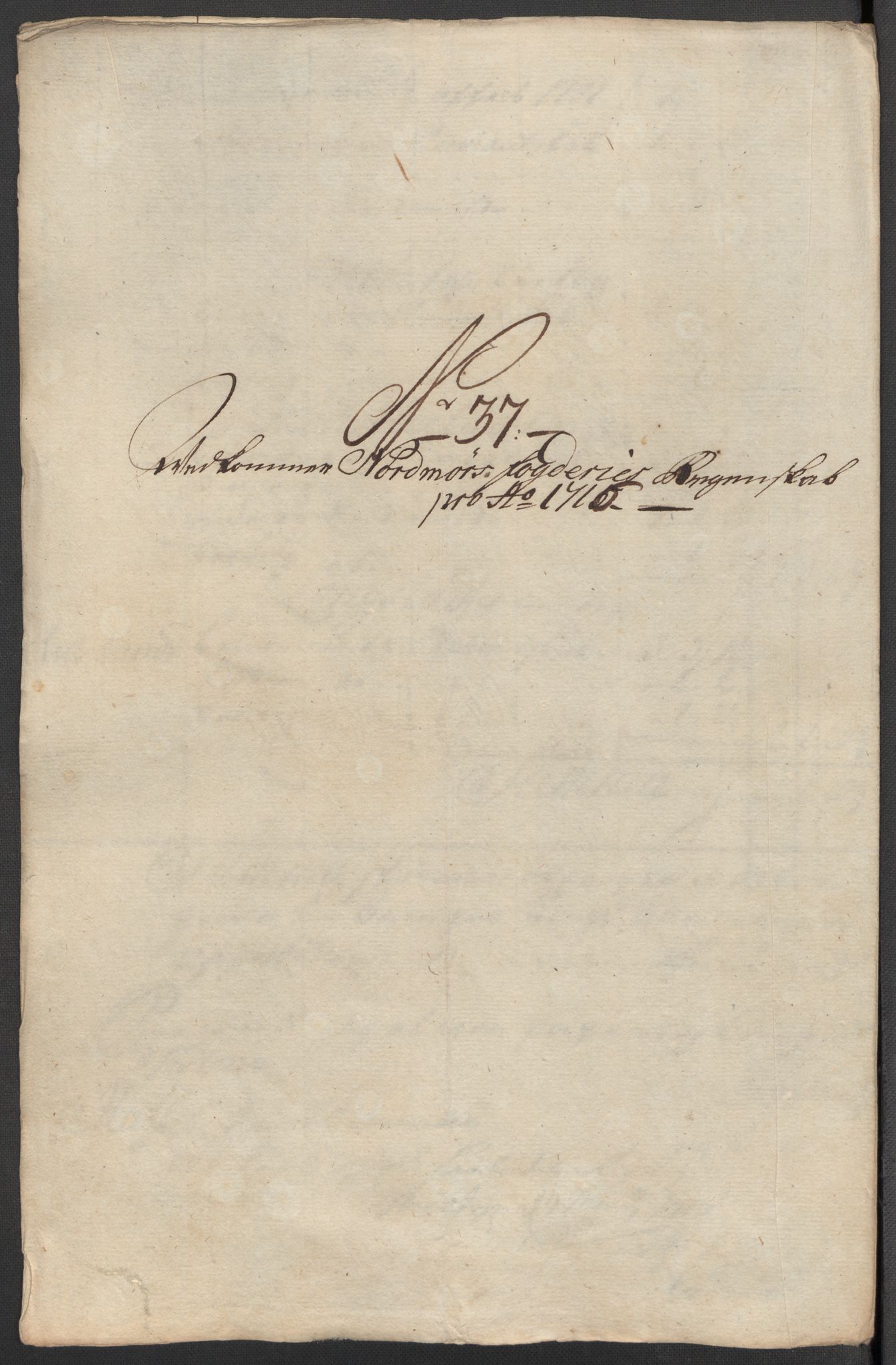 Rentekammeret inntil 1814, Reviderte regnskaper, Fogderegnskap, AV/RA-EA-4092/R56/L3749: Fogderegnskap Nordmøre, 1716, p. 204