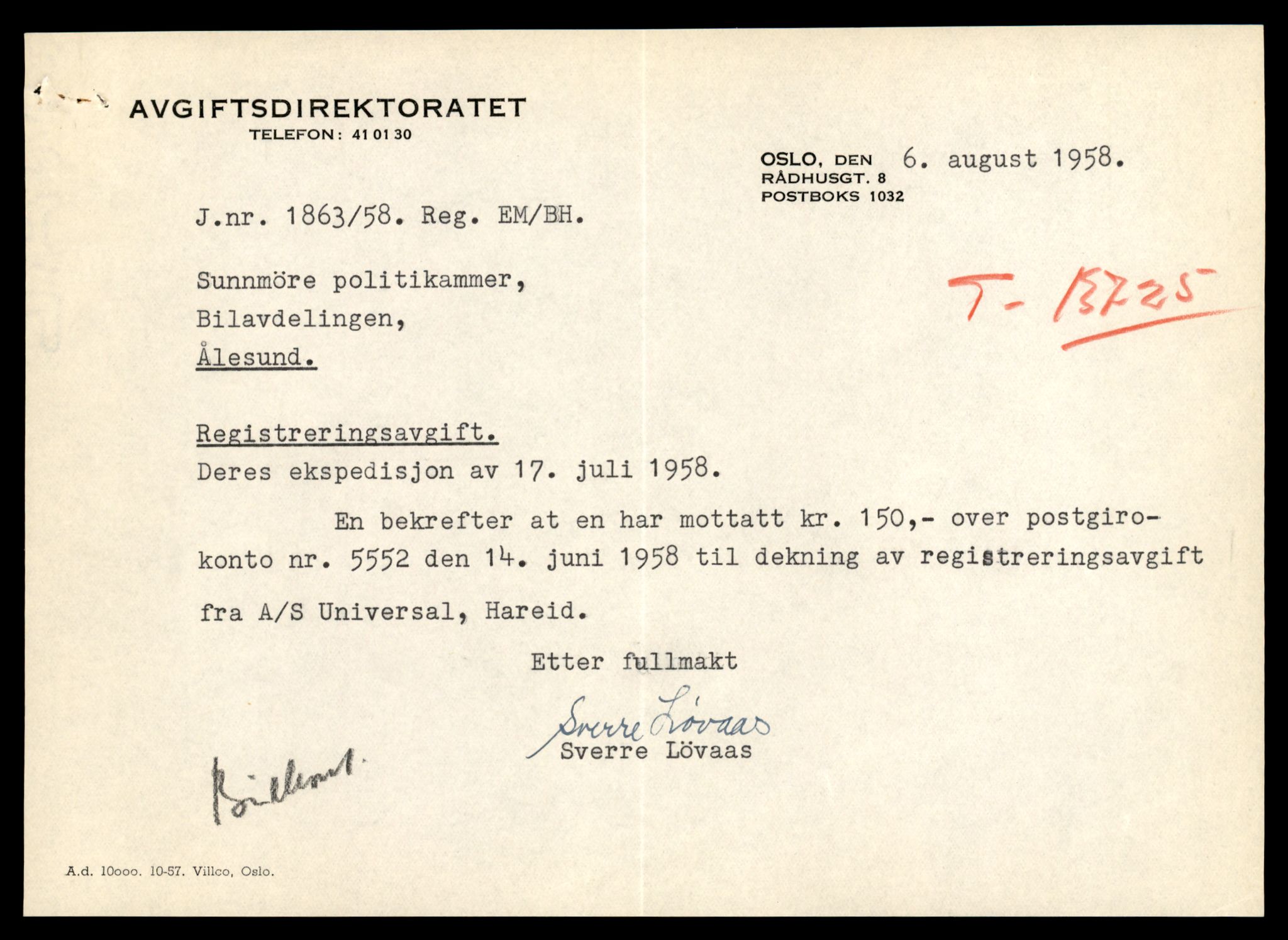 Møre og Romsdal vegkontor - Ålesund trafikkstasjon, AV/SAT-A-4099/F/Fe/L0041: Registreringskort for kjøretøy T 13710 - T 13905, 1927-1998, p. 243