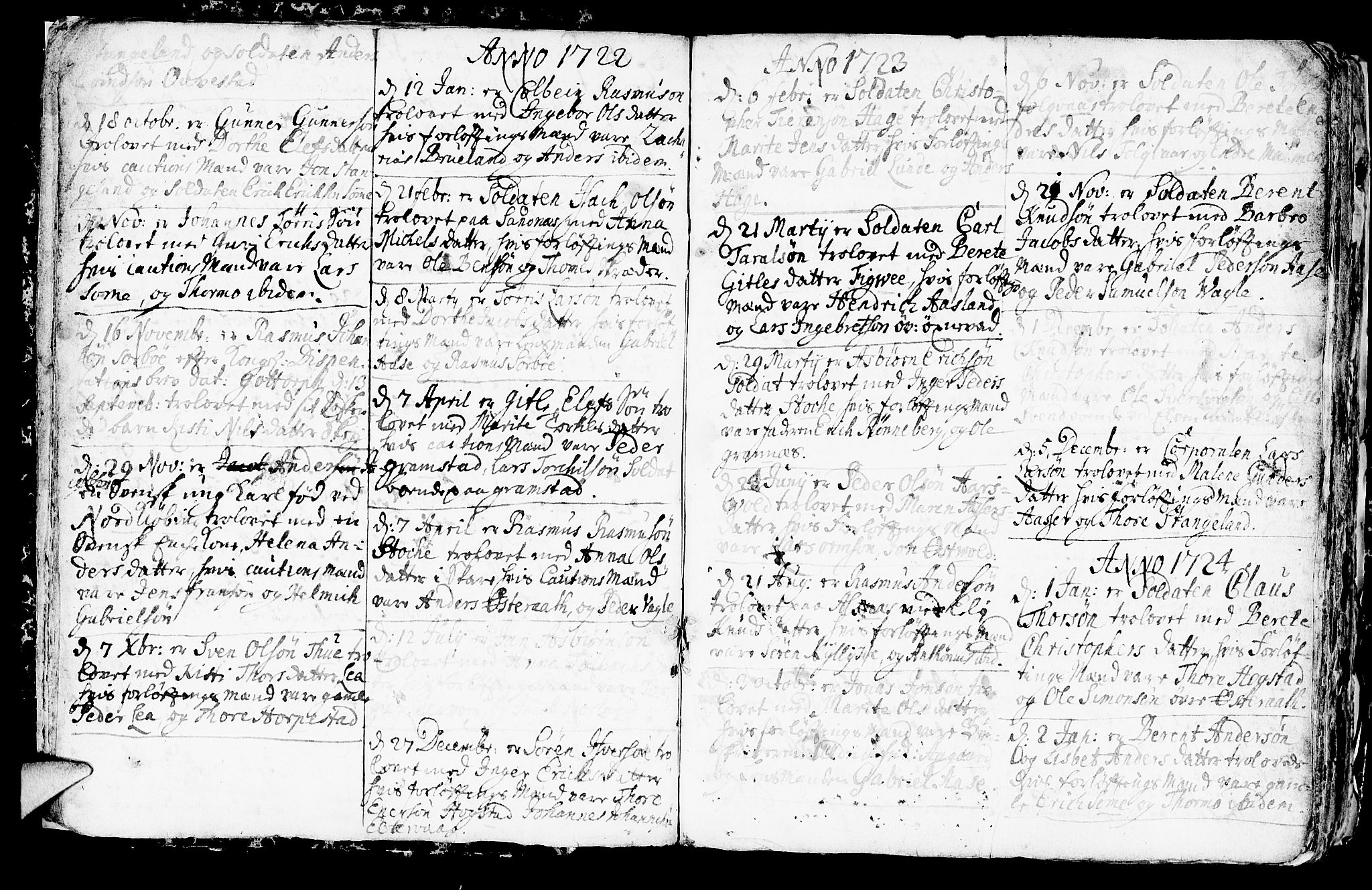 Høyland sokneprestkontor, SAST/A-101799/001/30BA/L0001: Parish register (official) no. A 1, 1691-1732