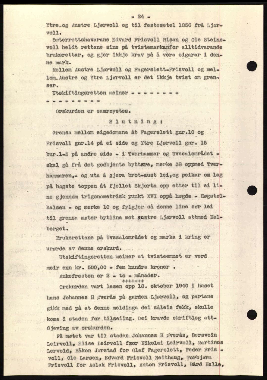 Romsdal sorenskriveri, AV/SAT-A-4149/1/2/2C: Mortgage book no. A11, 1941-1942, Diary no: : 365/1942