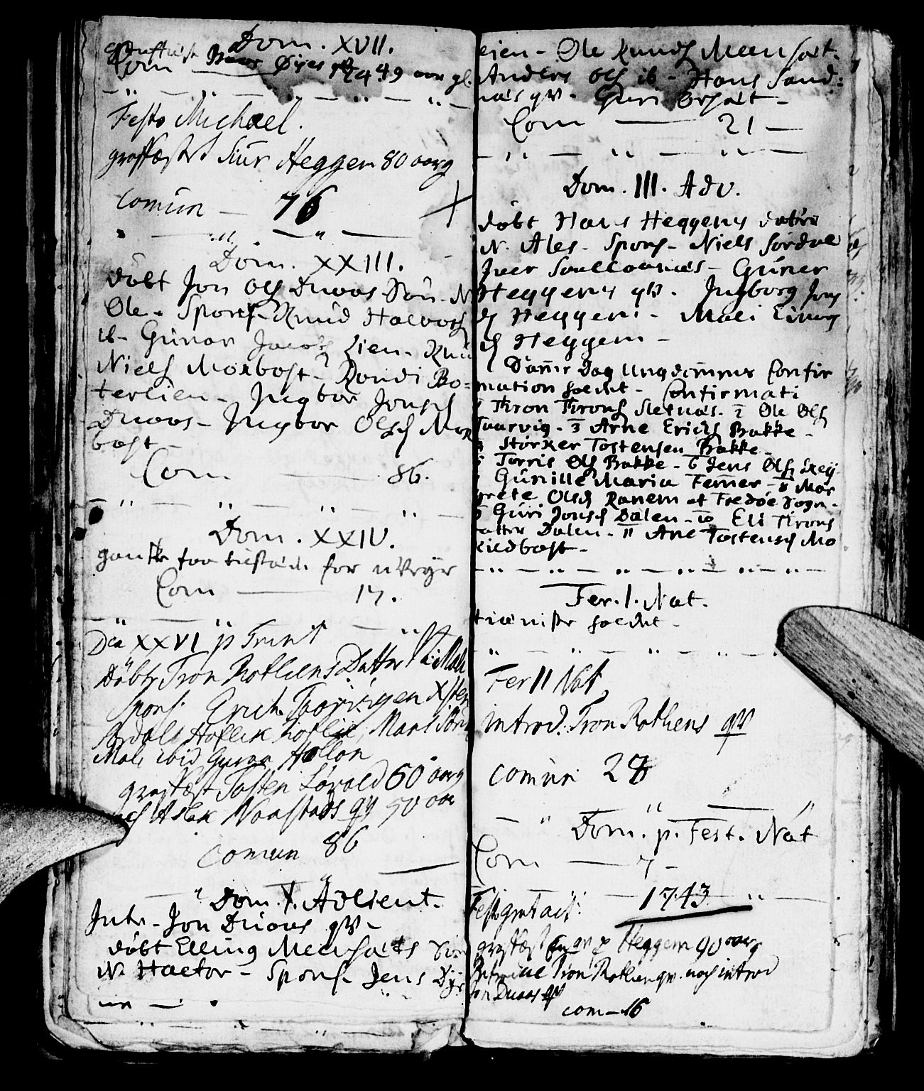 Ministerialprotokoller, klokkerbøker og fødselsregistre - Møre og Romsdal, AV/SAT-A-1454/584/L0964: Parish register (official) no. 584A04, 1732-1754