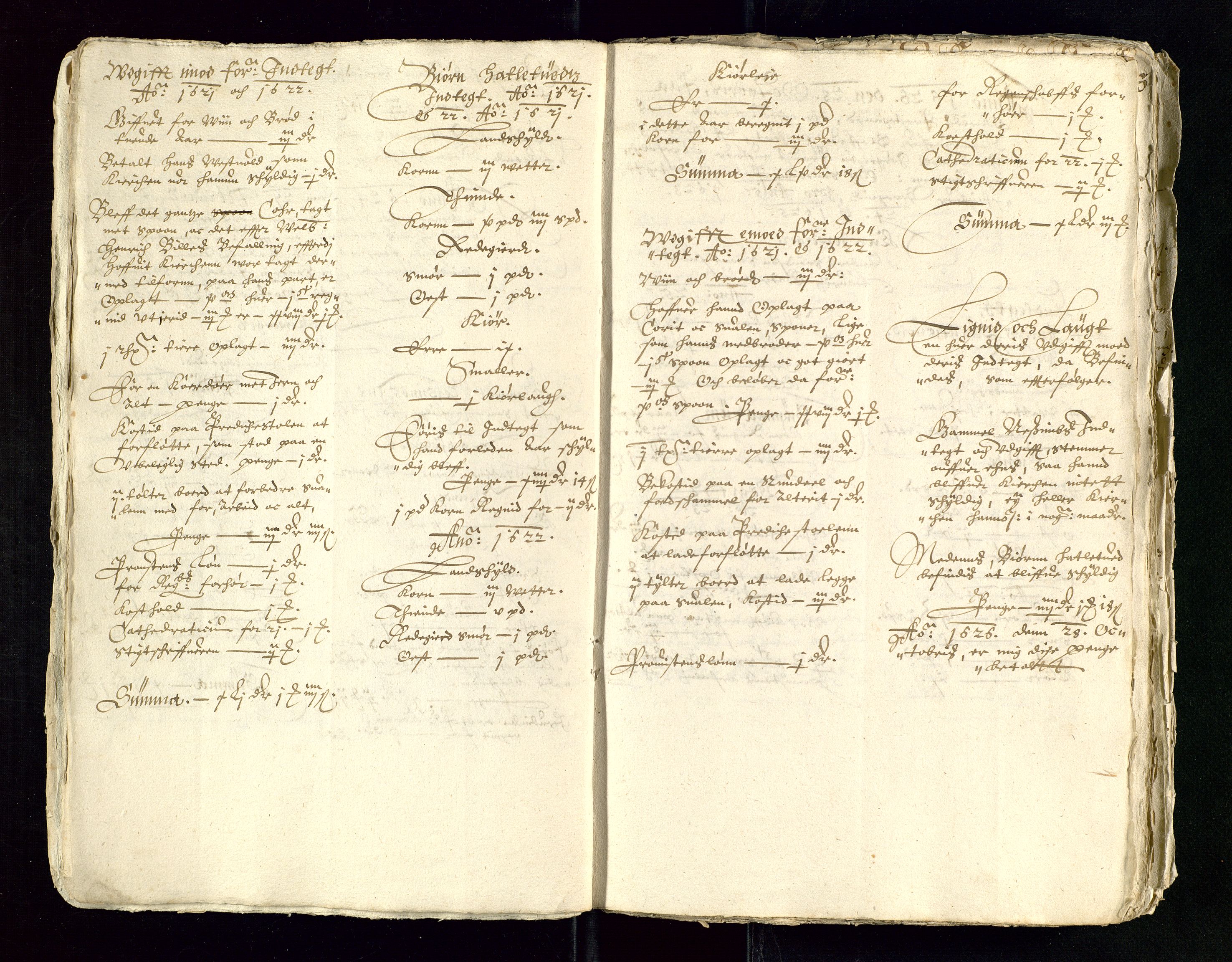 Stavanger len, AV/SAST-A-101870/Ob/L0018: Kirkeregnskaper, 1613-1632, p. 20