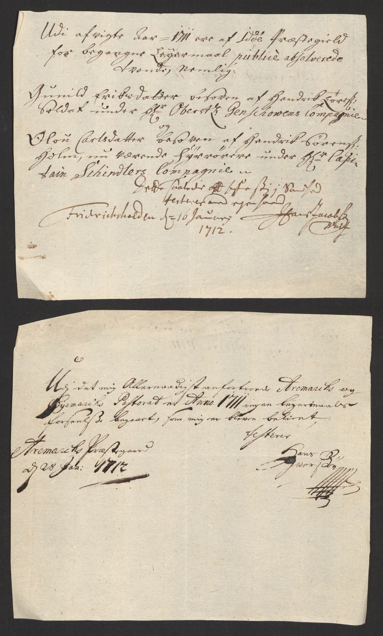 Rentekammeret inntil 1814, Reviderte regnskaper, Fogderegnskap, AV/RA-EA-4092/R01/L0020: Fogderegnskap Idd og Marker, 1711, p. 81