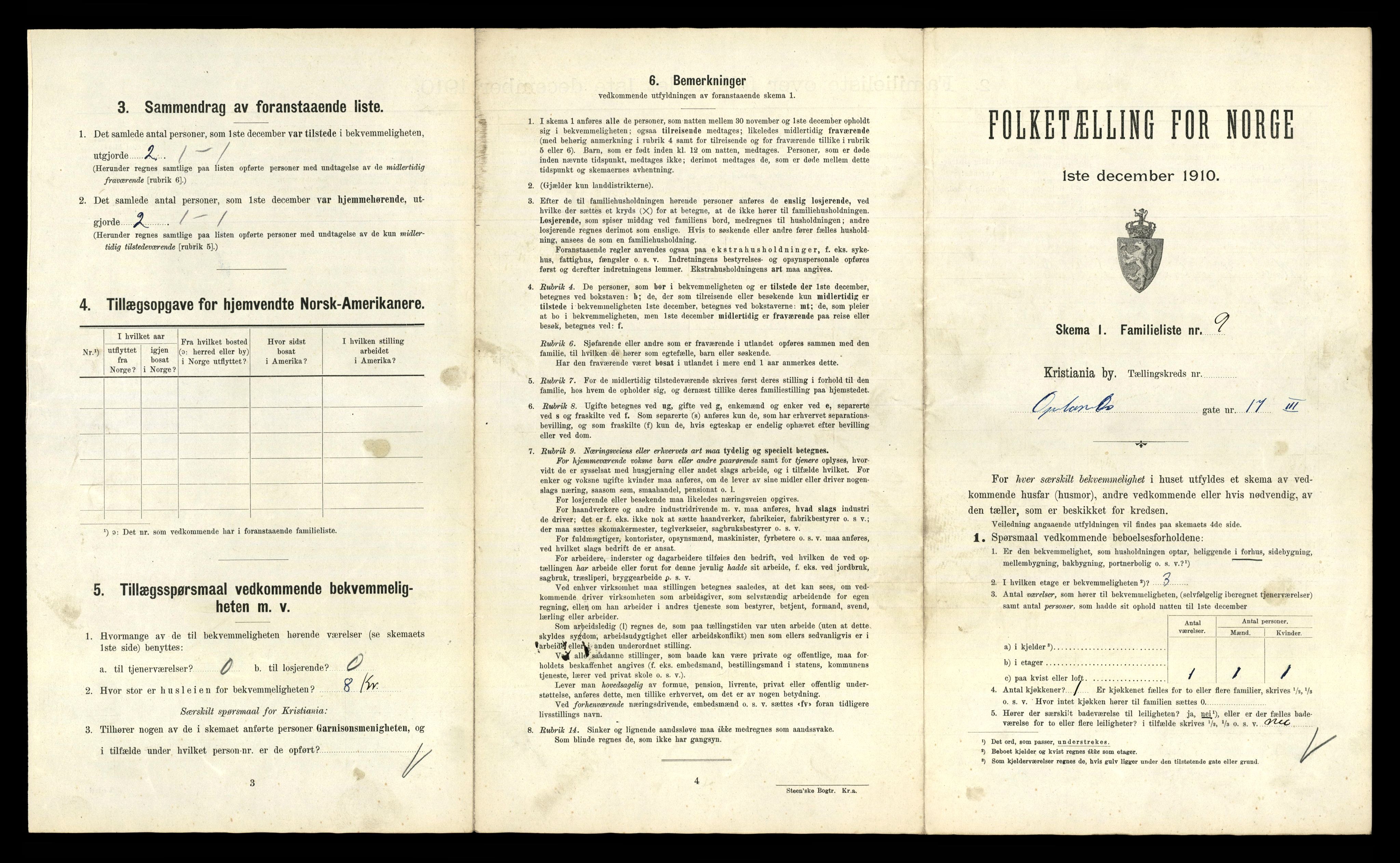 RA, 1910 census for Kristiania, 1910, p. 73135