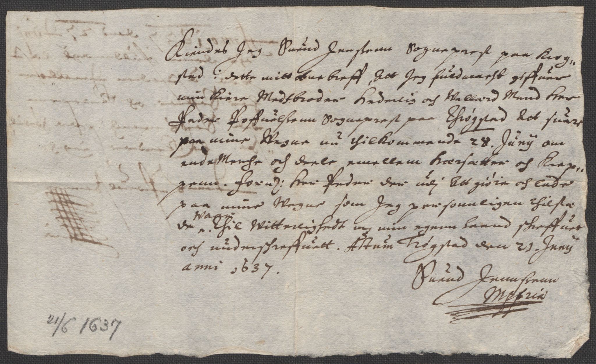 Riksarkivets diplomsamling, AV/RA-EA-5965/F15/L0004: Prestearkiv - Østfold, 1577-1709, p. 14