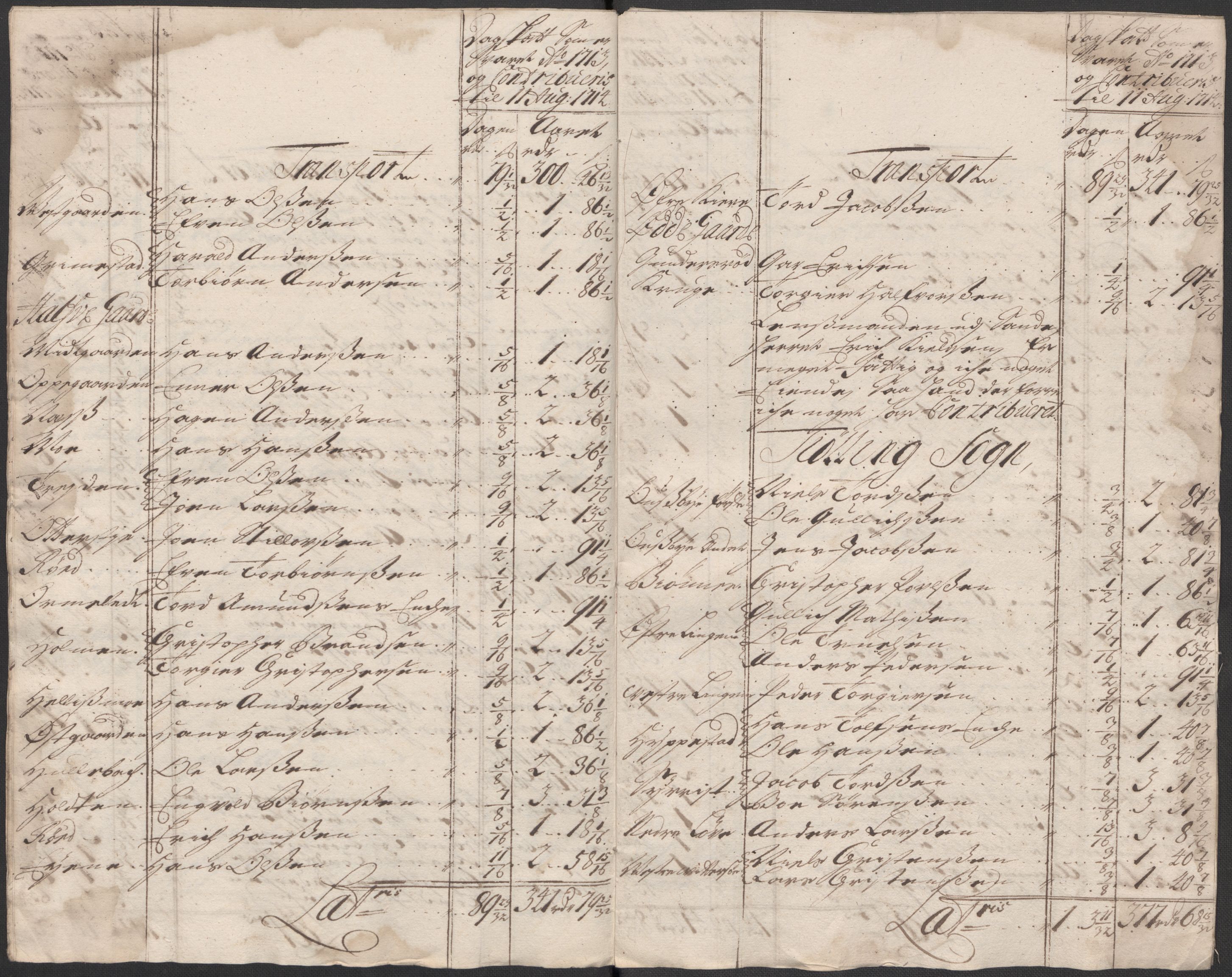 Rentekammeret inntil 1814, Reviderte regnskaper, Fogderegnskap, AV/RA-EA-4092/R33/L1986: Fogderegnskap Larvik grevskap, 1714-1715, p. 180