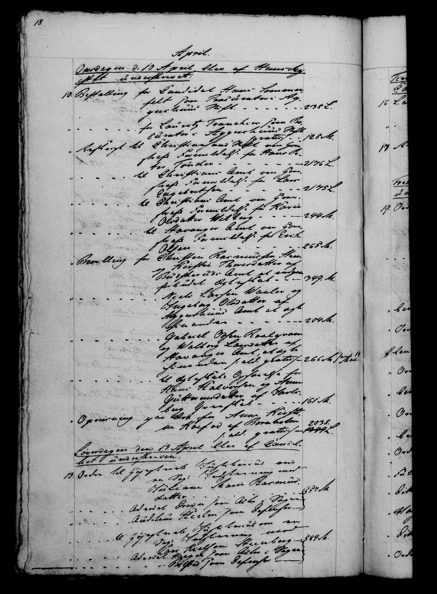 Danske Kanselli 1800-1814, AV/RA-EA-3024/H/Hf/Hfb/Hfbc/L0012: Underskrivelsesbok m. register, 1811, p. 18