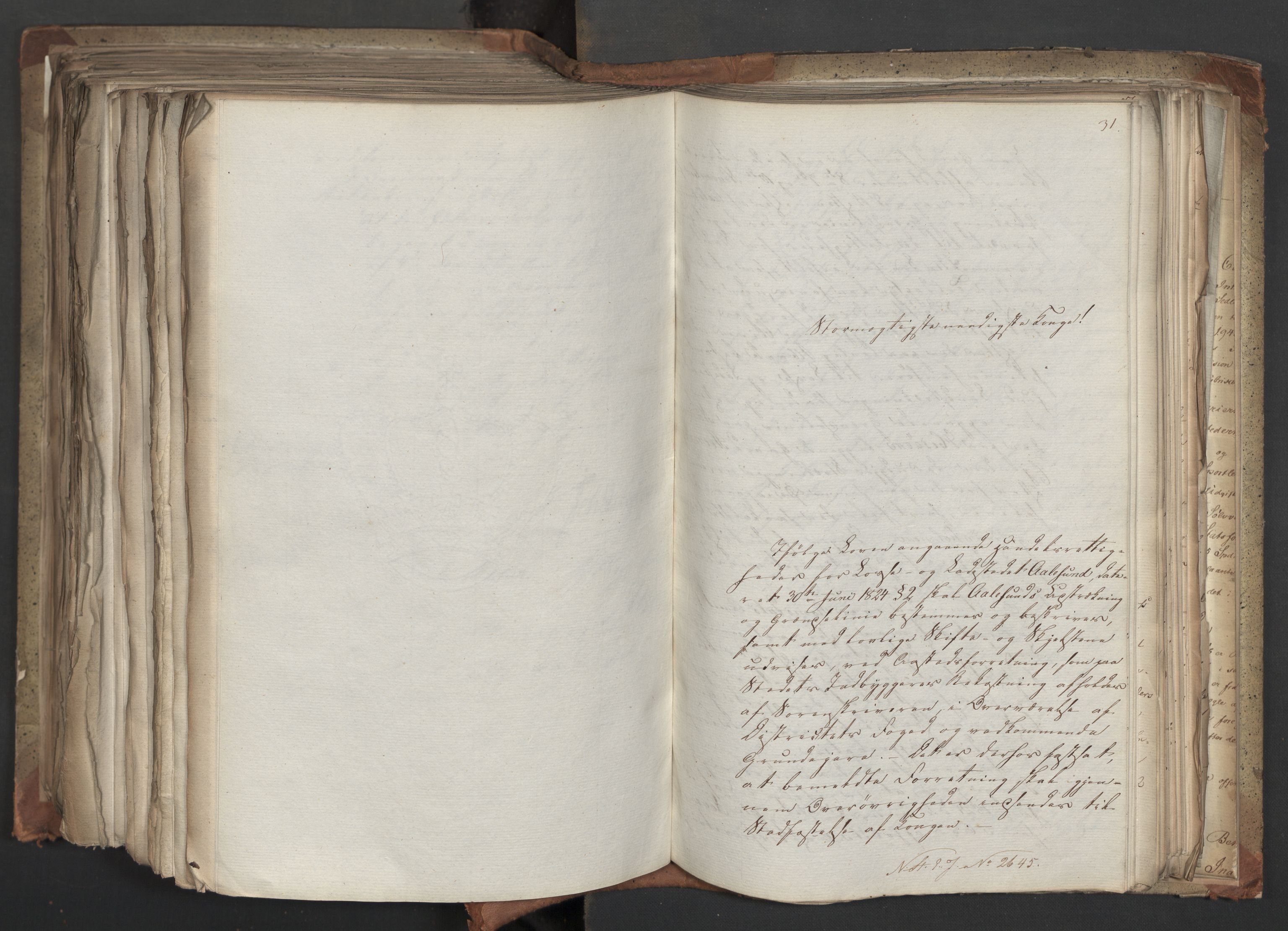 Statsrådsavdelingen i Stockholm, AV/RA-S-1003/D/Da/L0042: Regjeringsinnstillinger nr. 2467-2705, 1825, p. 514