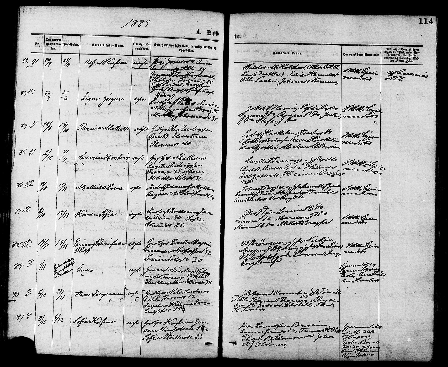 Ministerialprotokoller, klokkerbøker og fødselsregistre - Nord-Trøndelag, AV/SAT-A-1458/773/L0616: Parish register (official) no. 773A07, 1870-1887, p. 114