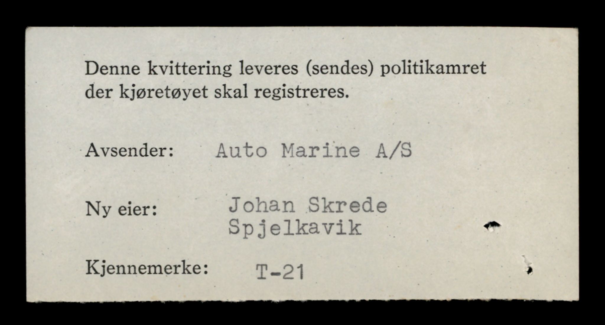 Møre og Romsdal vegkontor - Ålesund trafikkstasjon, SAT/A-4099/F/Fe/L0001: Registreringskort for kjøretøy T 3 - T 127, 1927-1998, p. 352