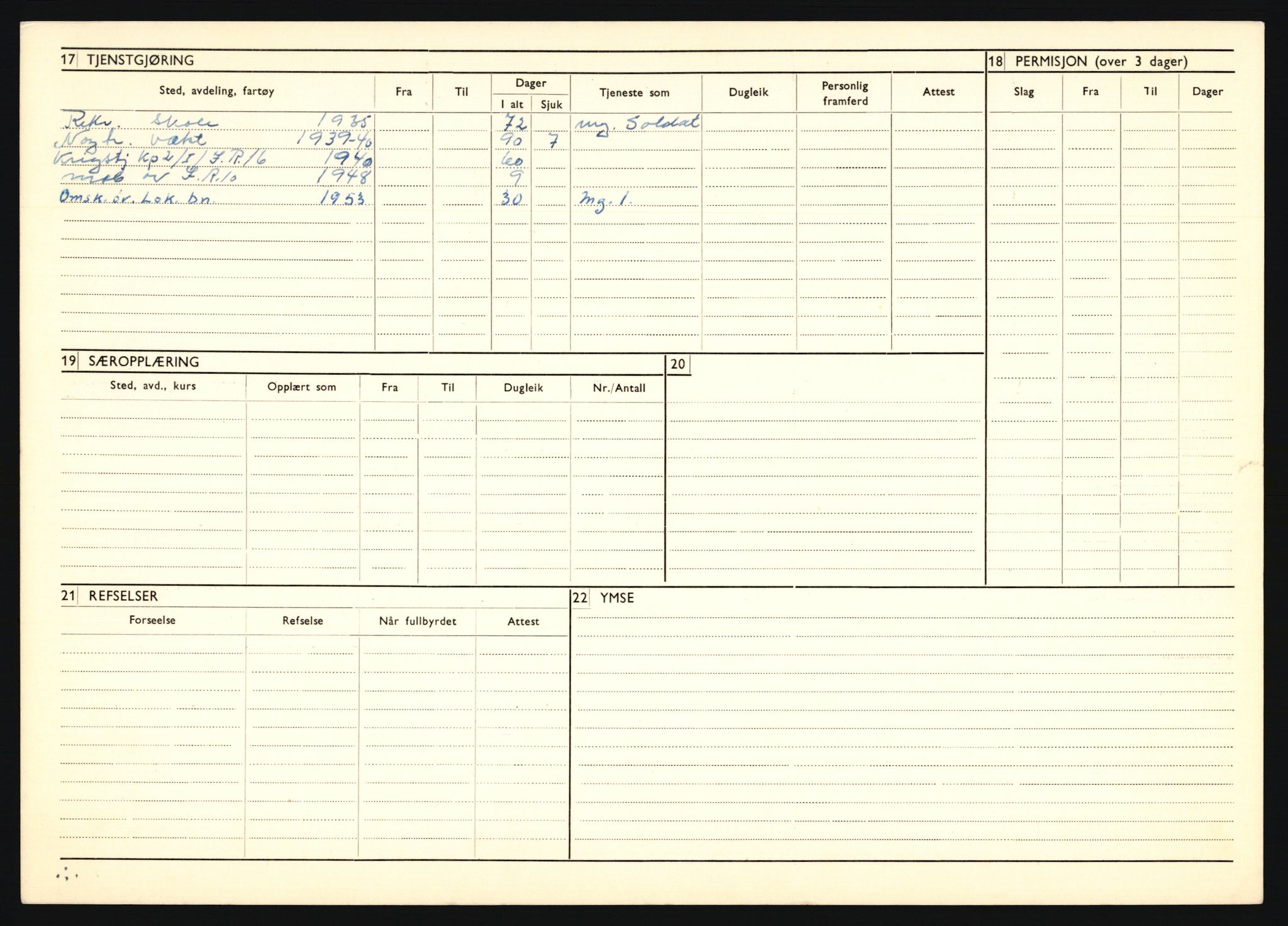 Forsvaret, Troms infanteriregiment nr. 16, AV/RA-RAFA-3146/P/Pa/L0019: Rulleblad for regimentets menige mannskaper, årsklasse 1935, 1935, p. 496