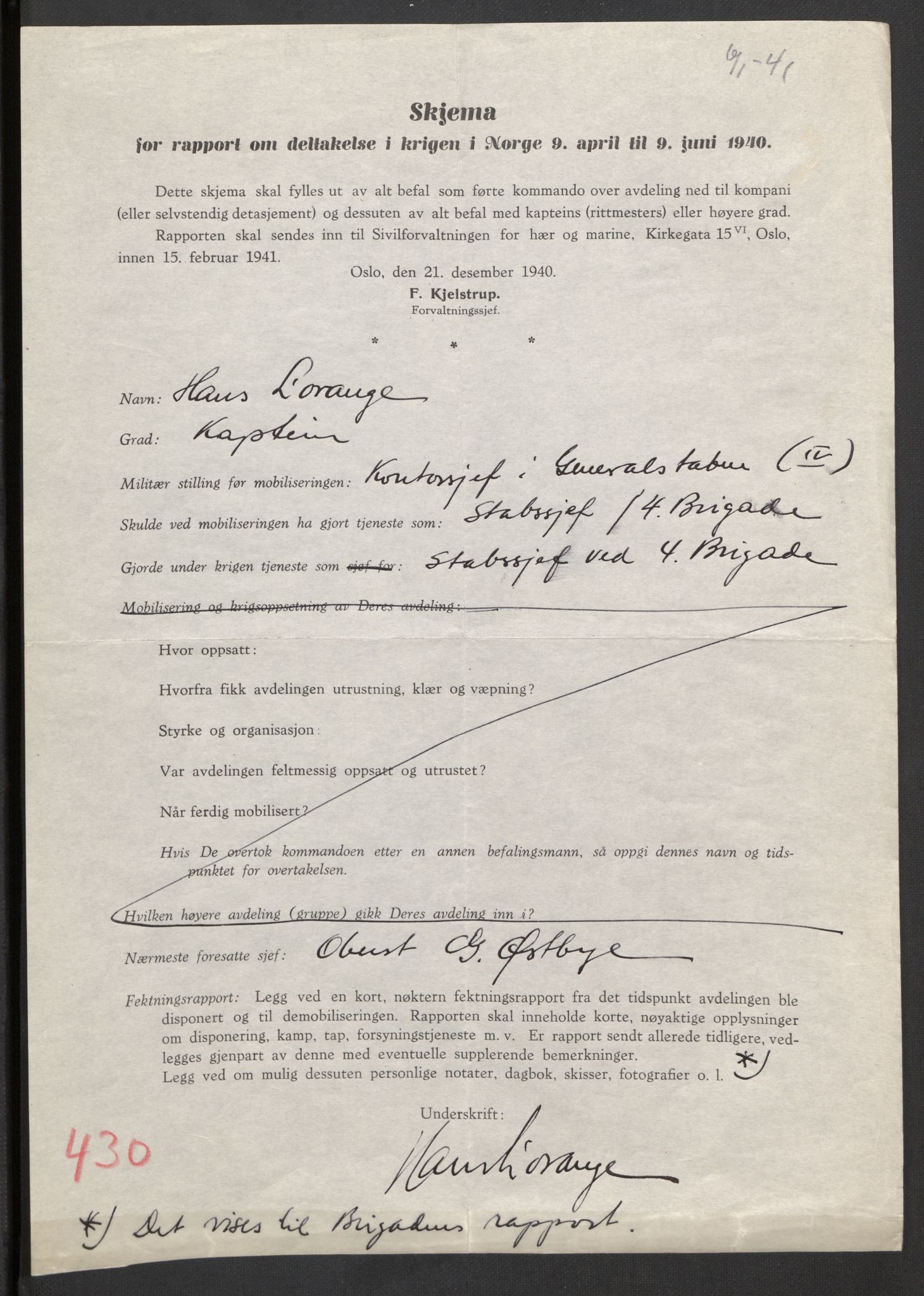 Forsvaret, Forsvarets krigshistoriske avdeling, AV/RA-RAFA-2017/Y/Yb/L0103: II-C-11-420-430  -  4. Divisjon., 1940-1946, p. 670