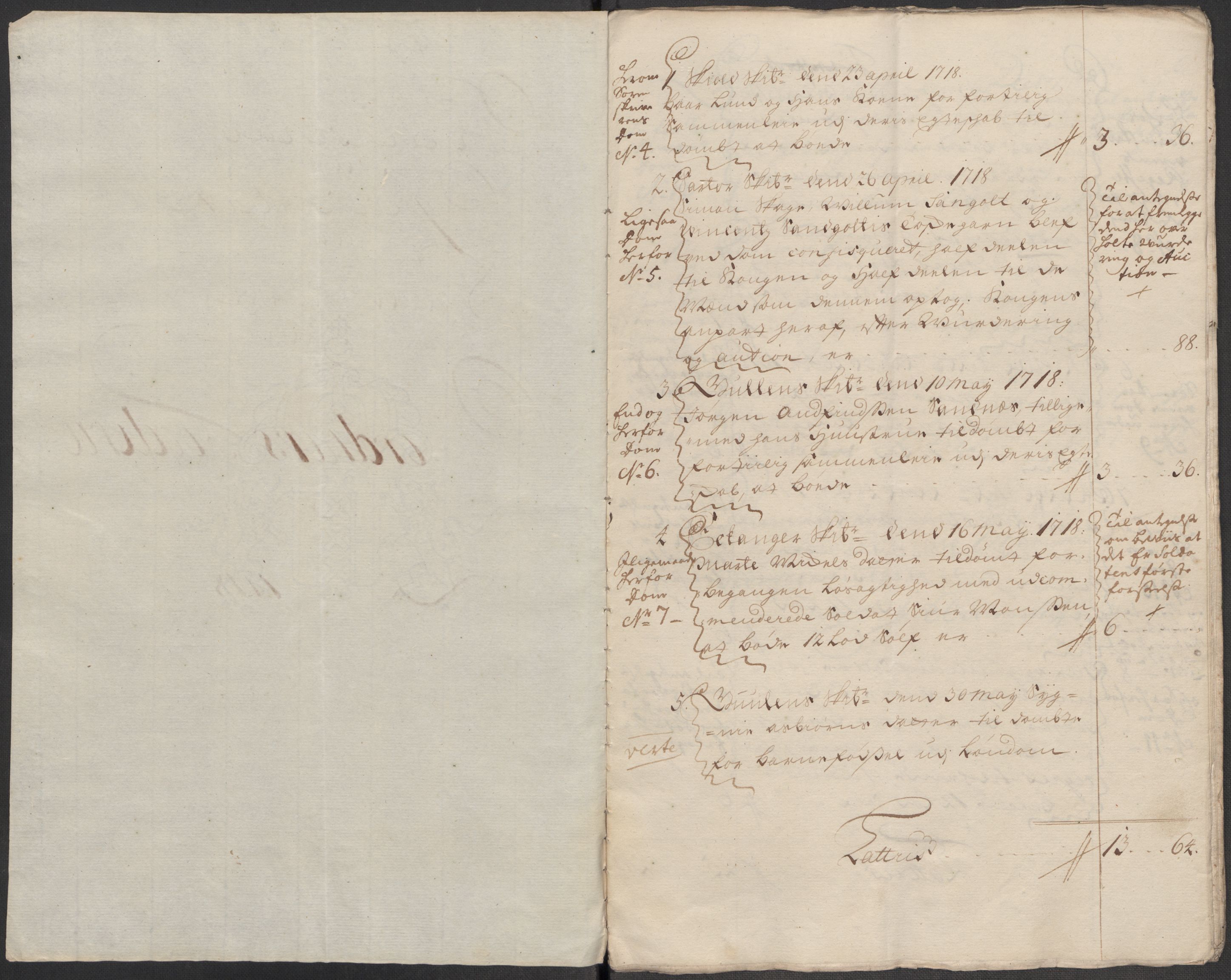 Rentekammeret inntil 1814, Reviderte regnskaper, Fogderegnskap, AV/RA-EA-4092/R51/L3202: Fogderegnskap Nordhordland og Voss, 1718, p. 38