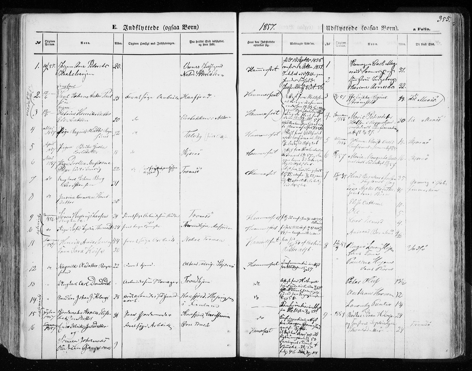 Hammerfest sokneprestkontor, SATØ/S-1347/H/Ha/L0005.kirke: Parish register (official) no. 5, 1857-1869, p. 355