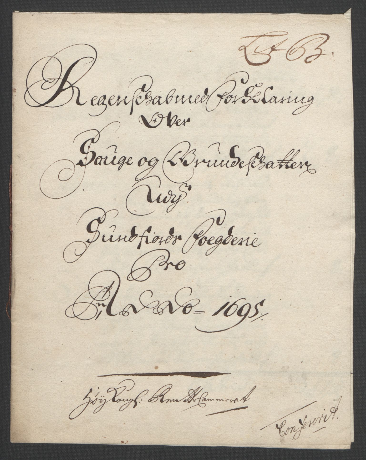 Rentekammeret inntil 1814, Reviderte regnskaper, Fogderegnskap, RA/EA-4092/R53/L3422: Fogderegnskap Sunn- og Nordfjord, 1695-1696, p. 62